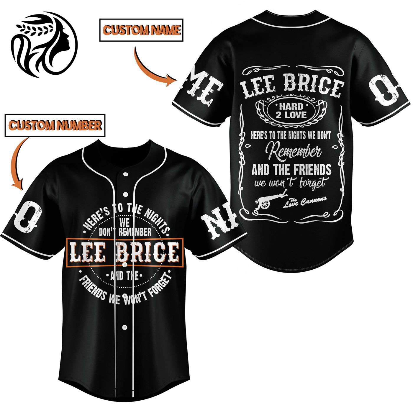Lee Brice Baseball Jersey For Men Women And Kids Gift