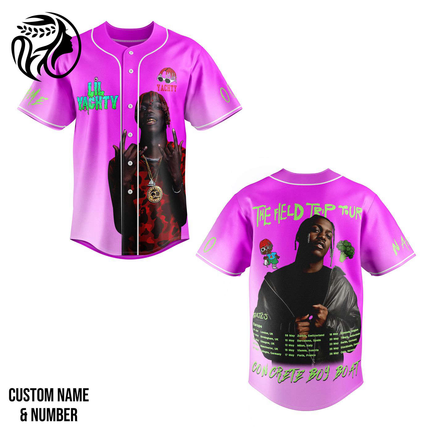 Lil Yachty Baseball Jersey For Men Women And Kids Gift
