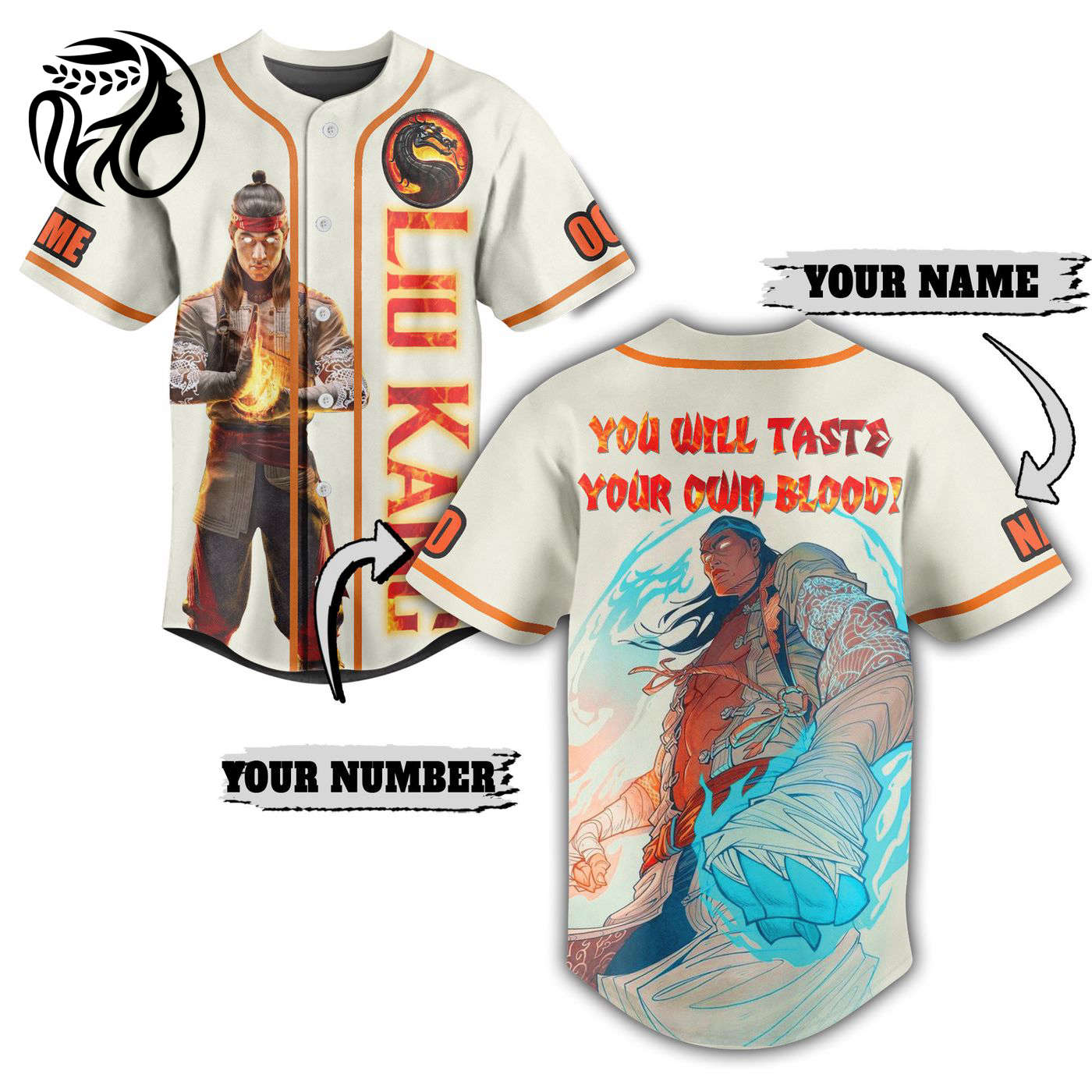 Liu Kang Baseball Jersey For Men Women And Kids Gift