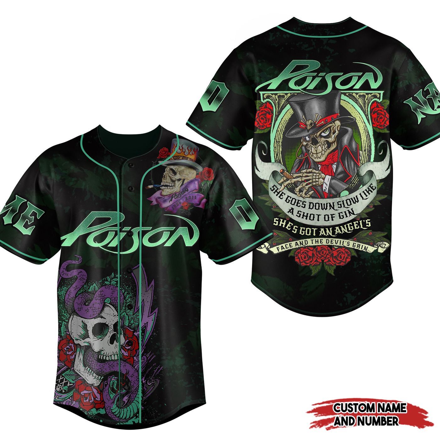 Love on the Rocks Poison Baseball Jersey For Men Women And Kids Gift Love on the Rocks Poison Baseball Jersey For Men Women And Kids Gift