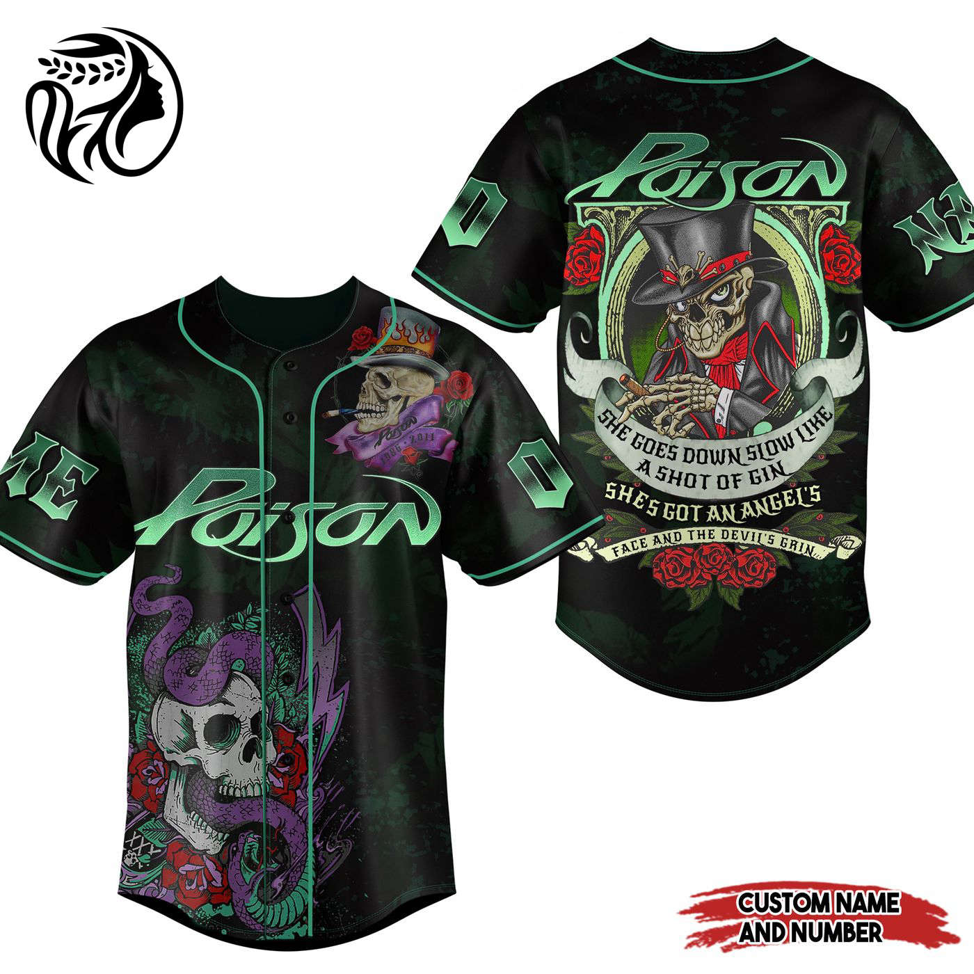 Love on the Rocks Poison Baseball Jersey For Men Women And Kids Gift