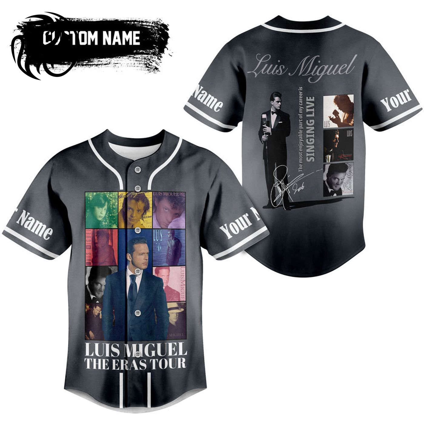 Luis Miguel The Eras Tour Baseball Jersey For Men Women And Kids Gift