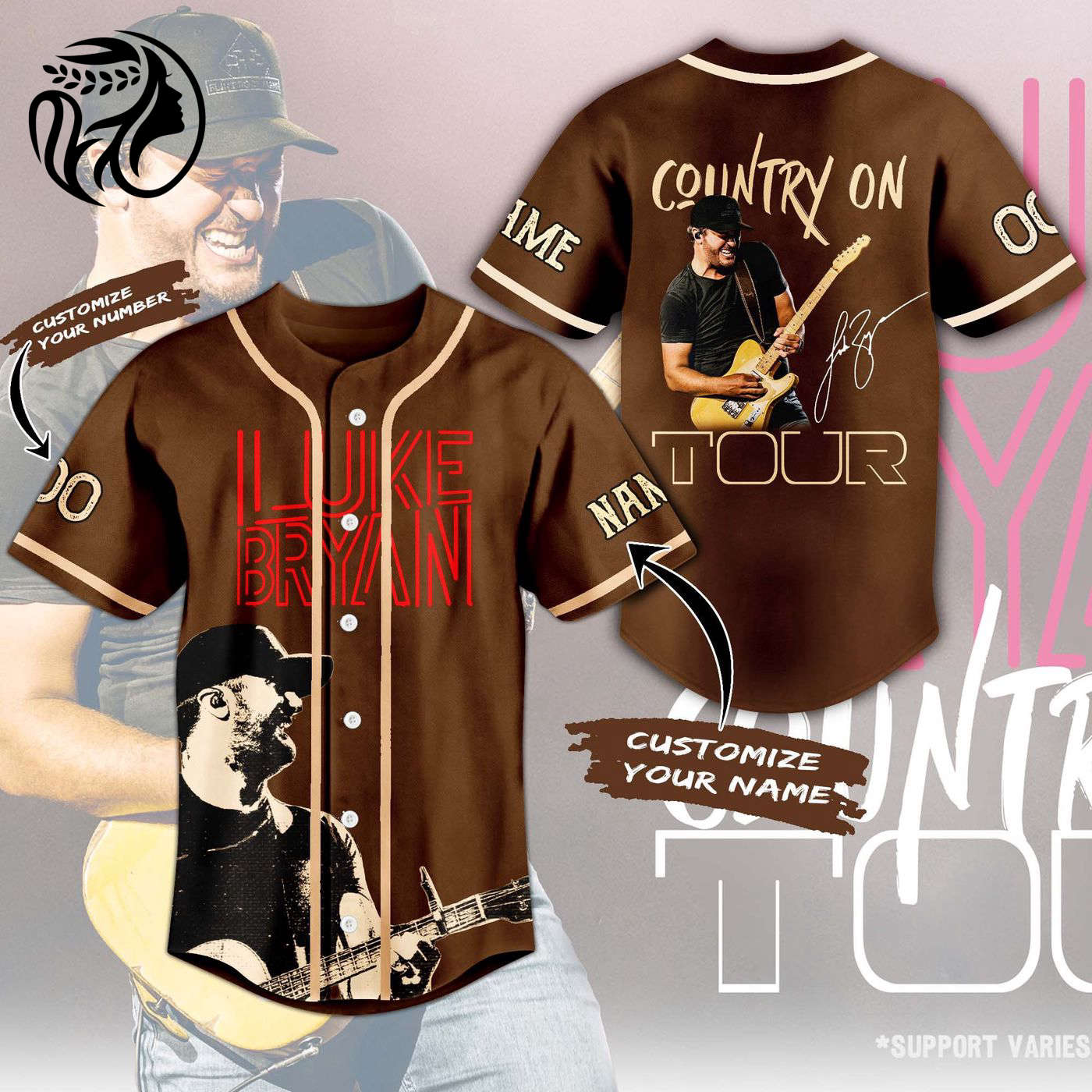 Luke Bryan Baseball Jersey For Men Women And Kids Gift