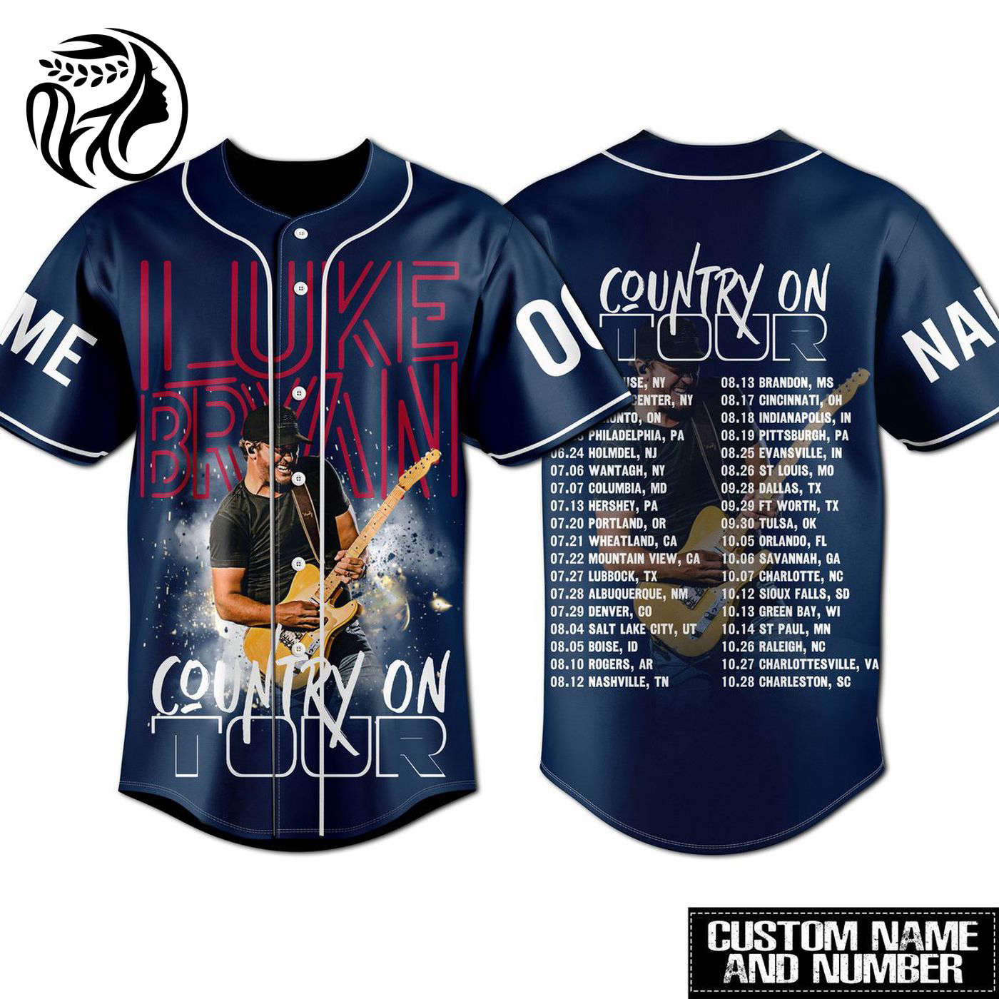 Luke Bryan Baseball Jersey For Men Women And Kids Gift