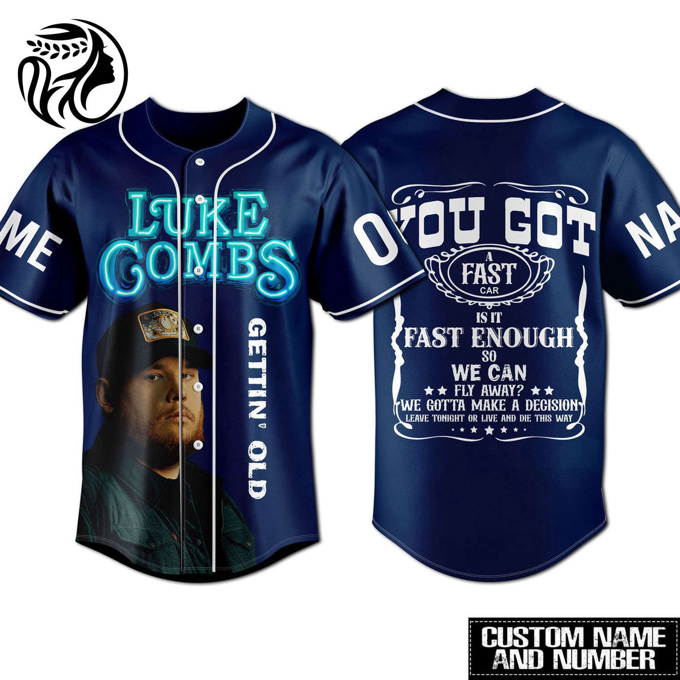 Luke Combs Baseball Jersey For Men Women And Kids Gift- Gift