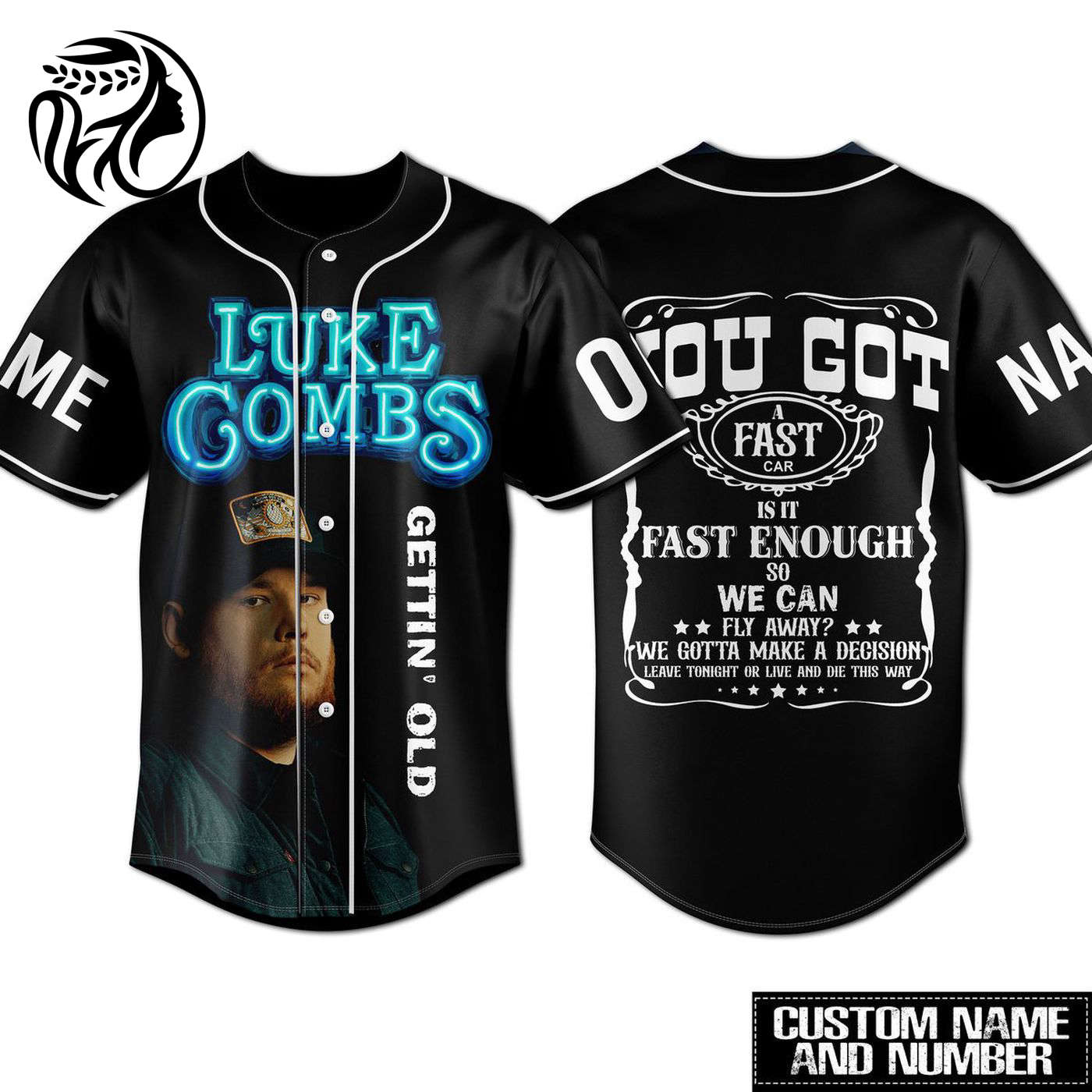 Luke Combs Baseball Jersey For Men Women And Kids Gift