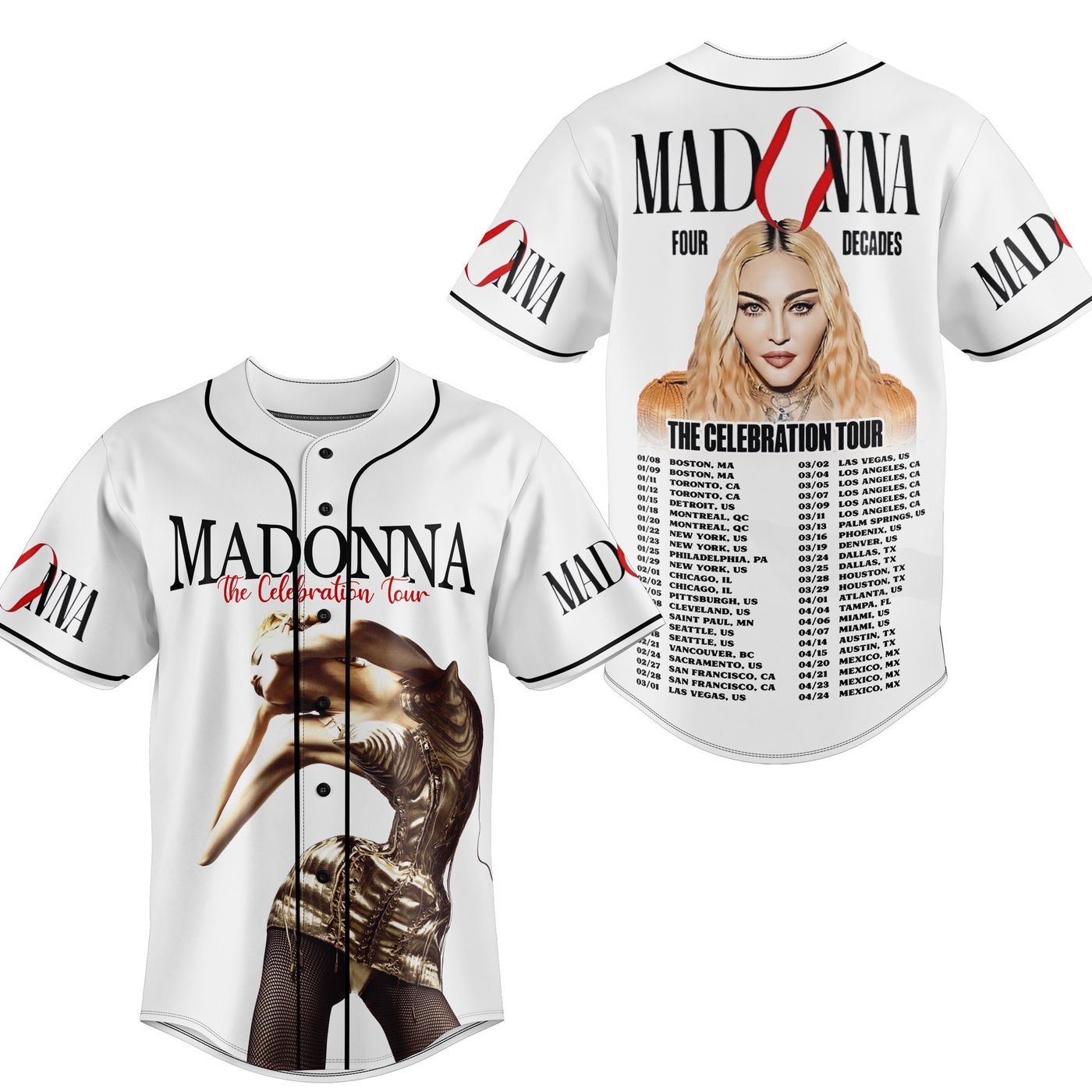 Madonna Baseball Jersey For Men Women And Kids Gift