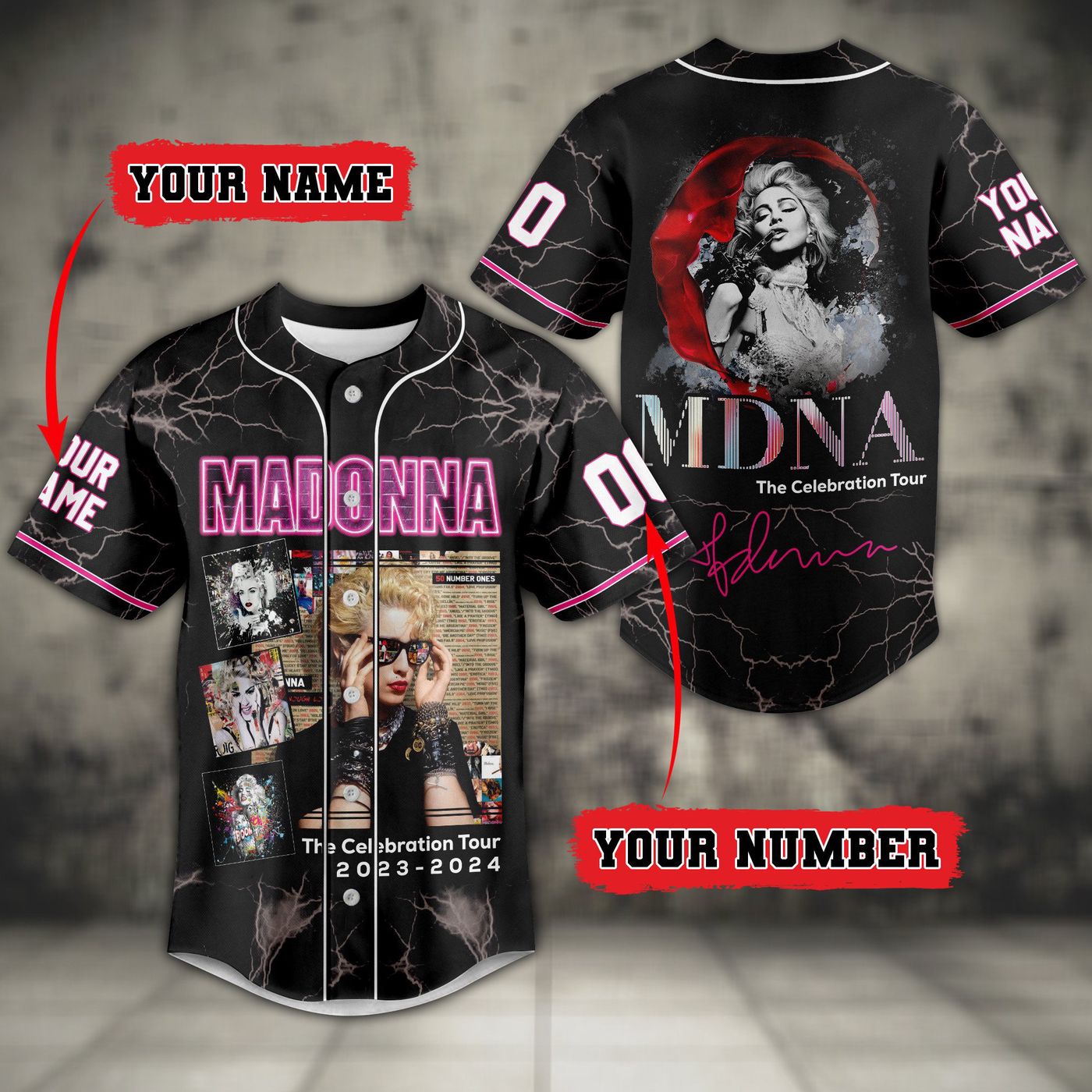 Madonna Baseball Jersey For Men Women And Kids Gift