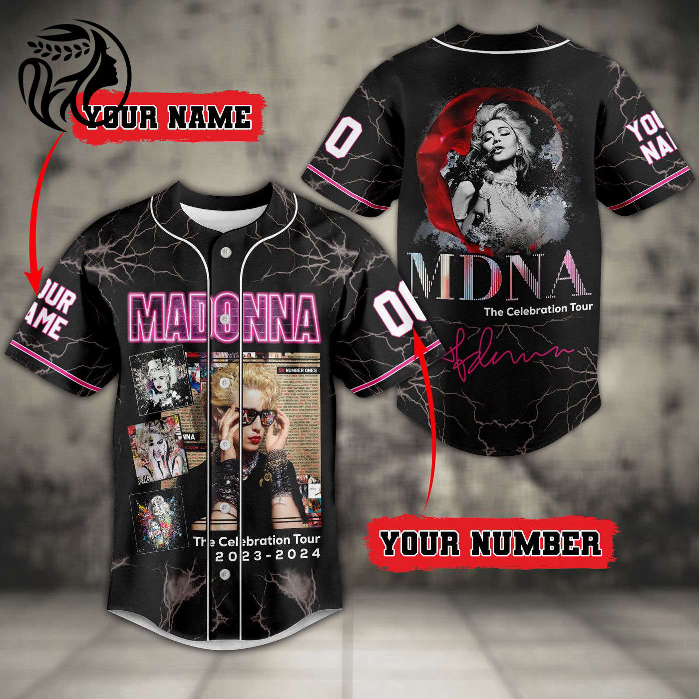 Madonna Baseball Jersey For Men Women And Kids Gift