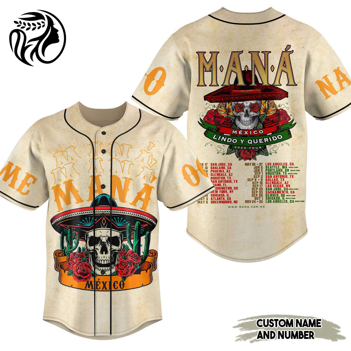 Mana Mexico Lindo Y Querido Baseball Jersey For Men Women And Kids Gift