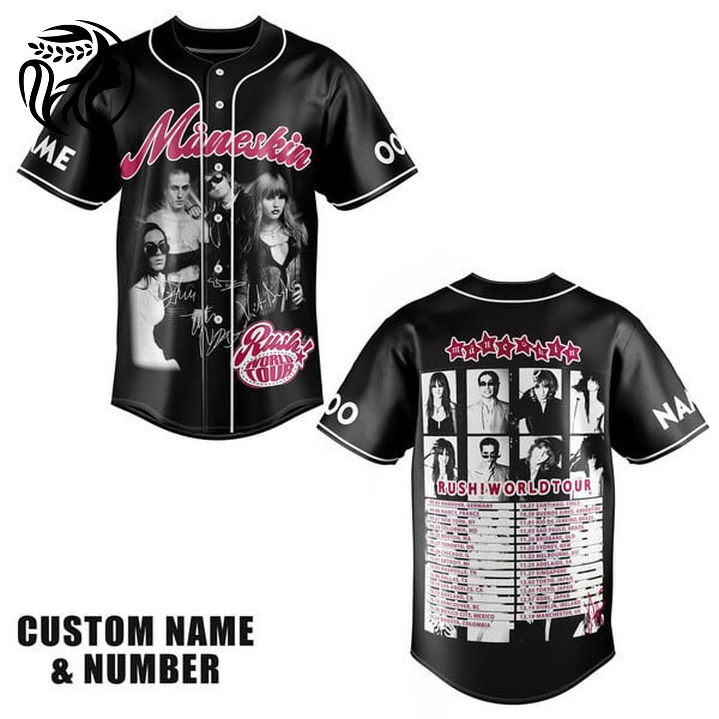 Maneskin Baseball Jersey For Men Women And Kids Gift