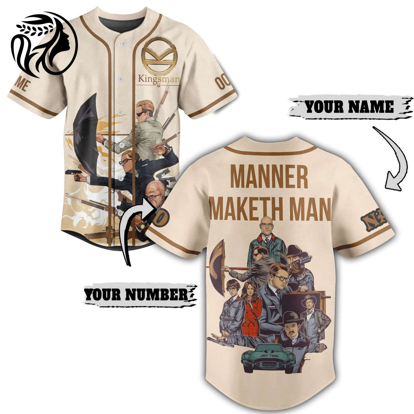 Manners Maketh Man Baseball Jersey For Men Women And Kids Gift