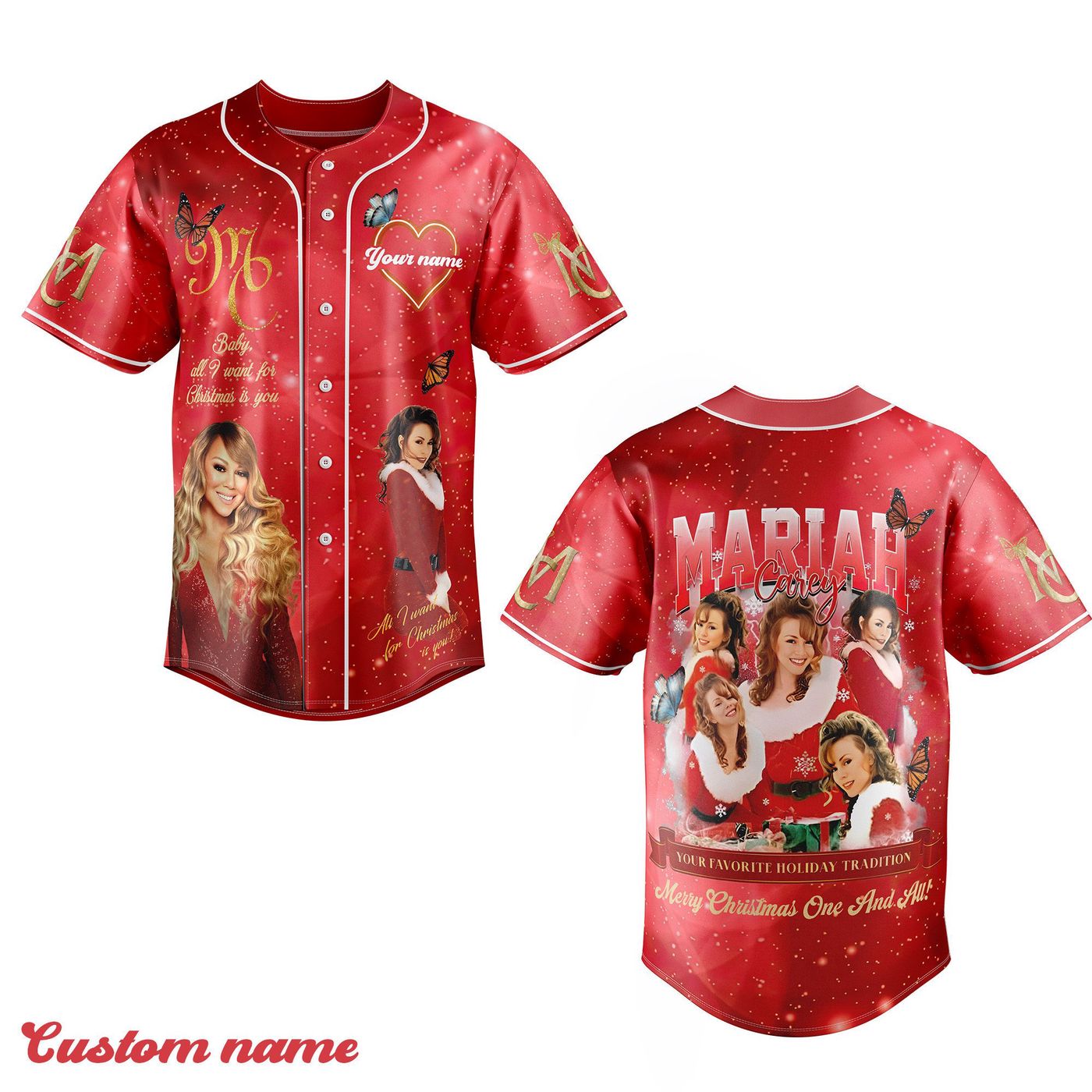 Mariah Carey Baseball Jersey For Men Women And Kids Gift