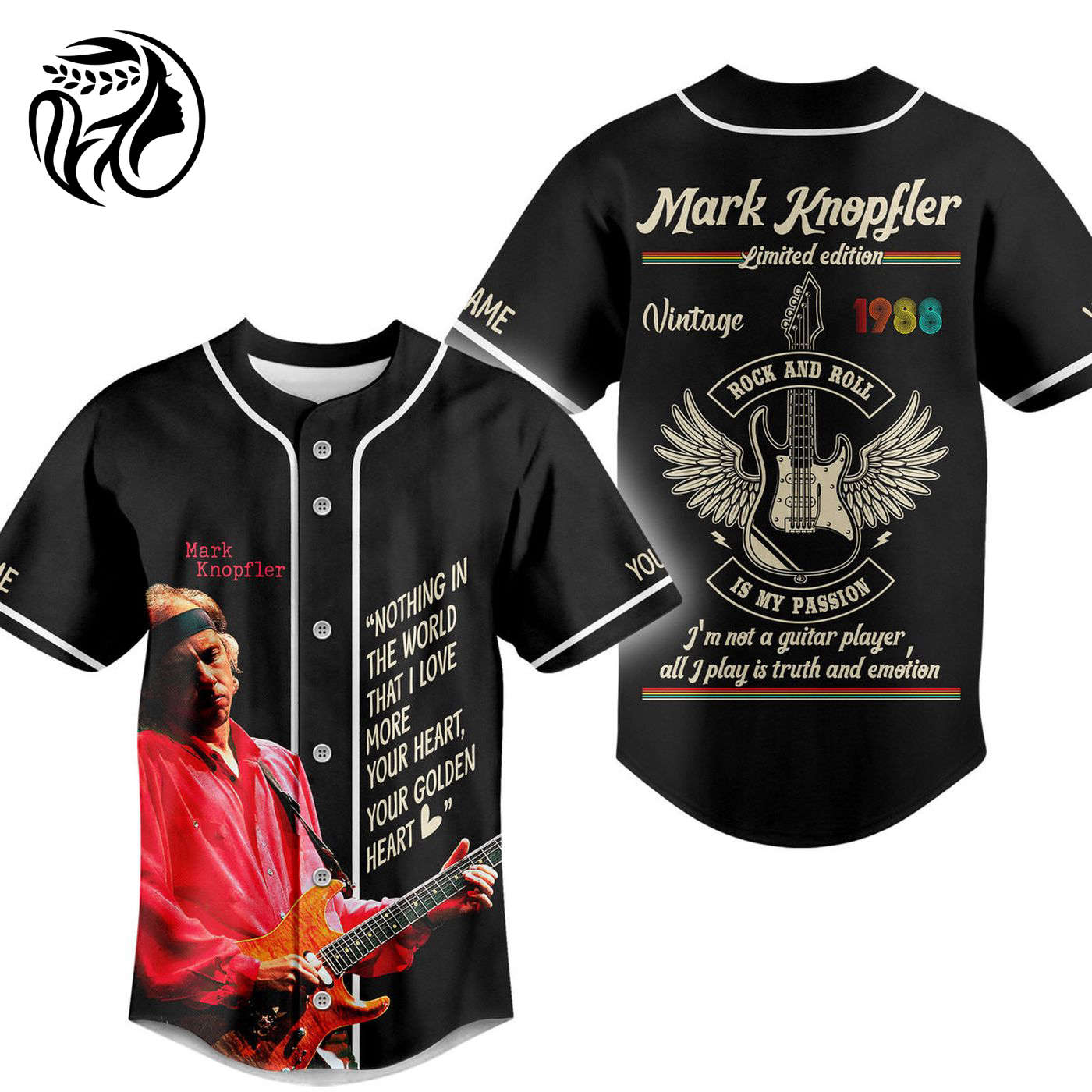 Mark Knopfler Rock Baseball Jersey For Men Women And Kids Gift