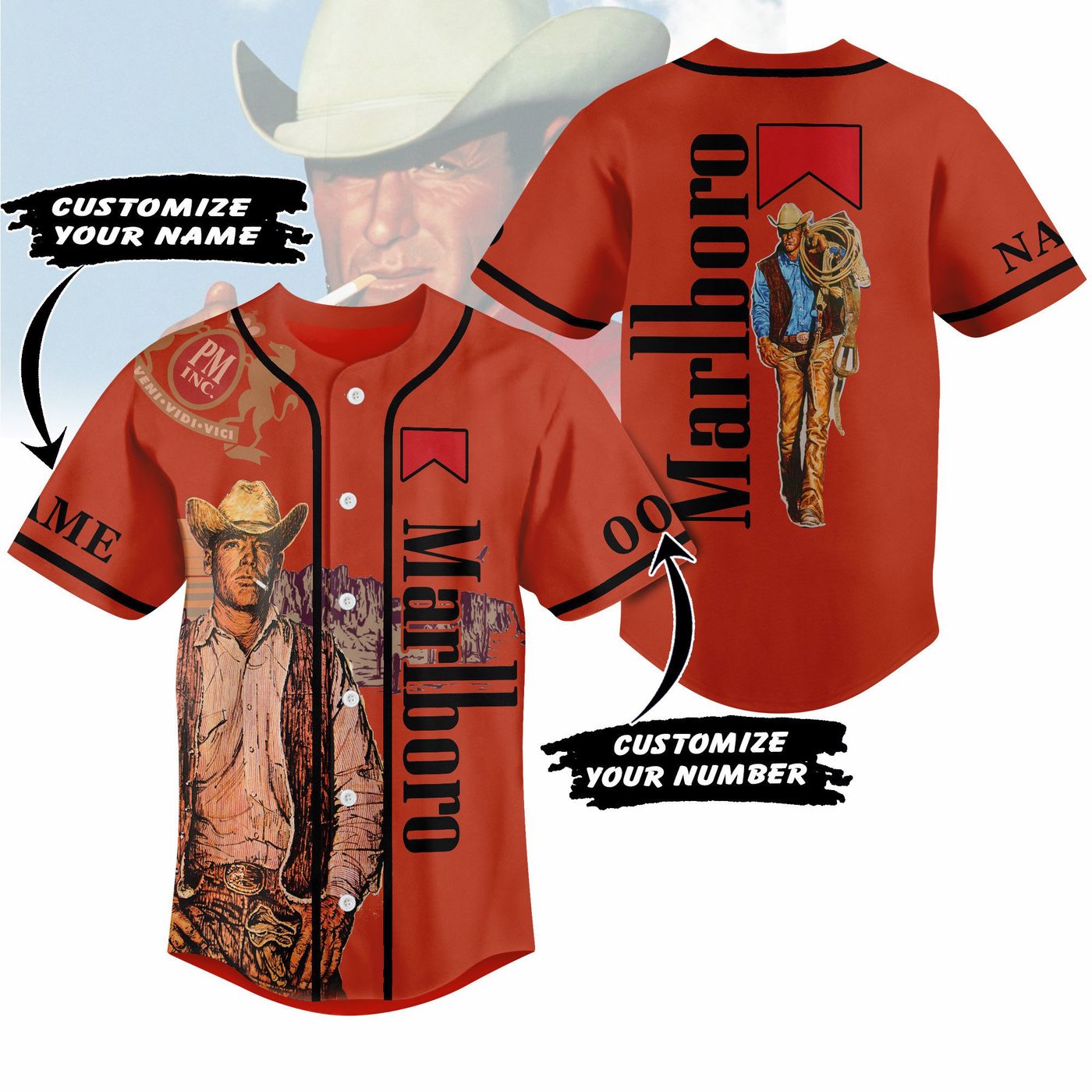 Marlboro Baseball Jersey For Men Women And Kids Gift