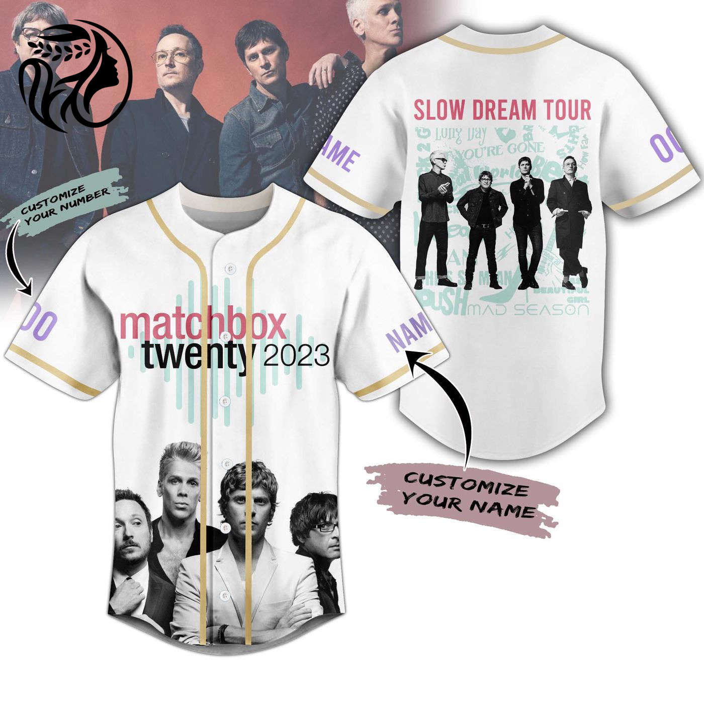 Matchbox Twenty Baseball Jersey For Men Women And Kids Gift