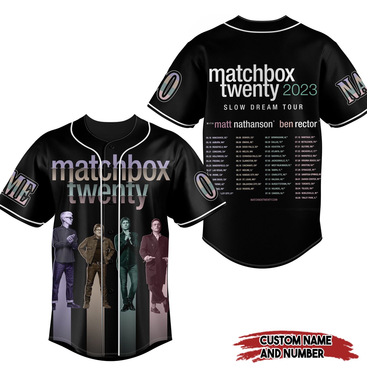 Matchbox Twenty Baseball Jersey For Men Women And Kids Gift