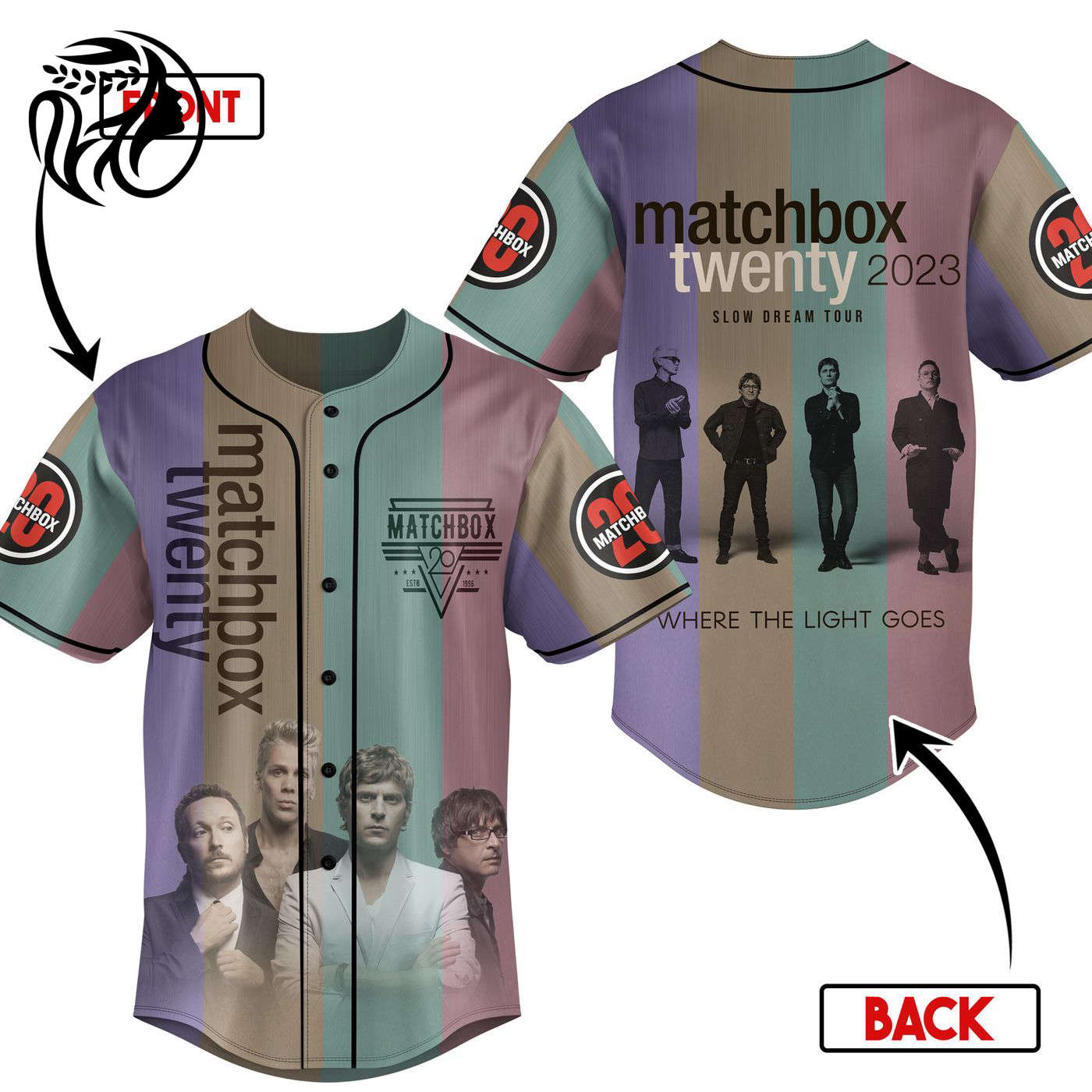 Matchbox Twenty Baseball Jersey For Men Women And Kids Gift