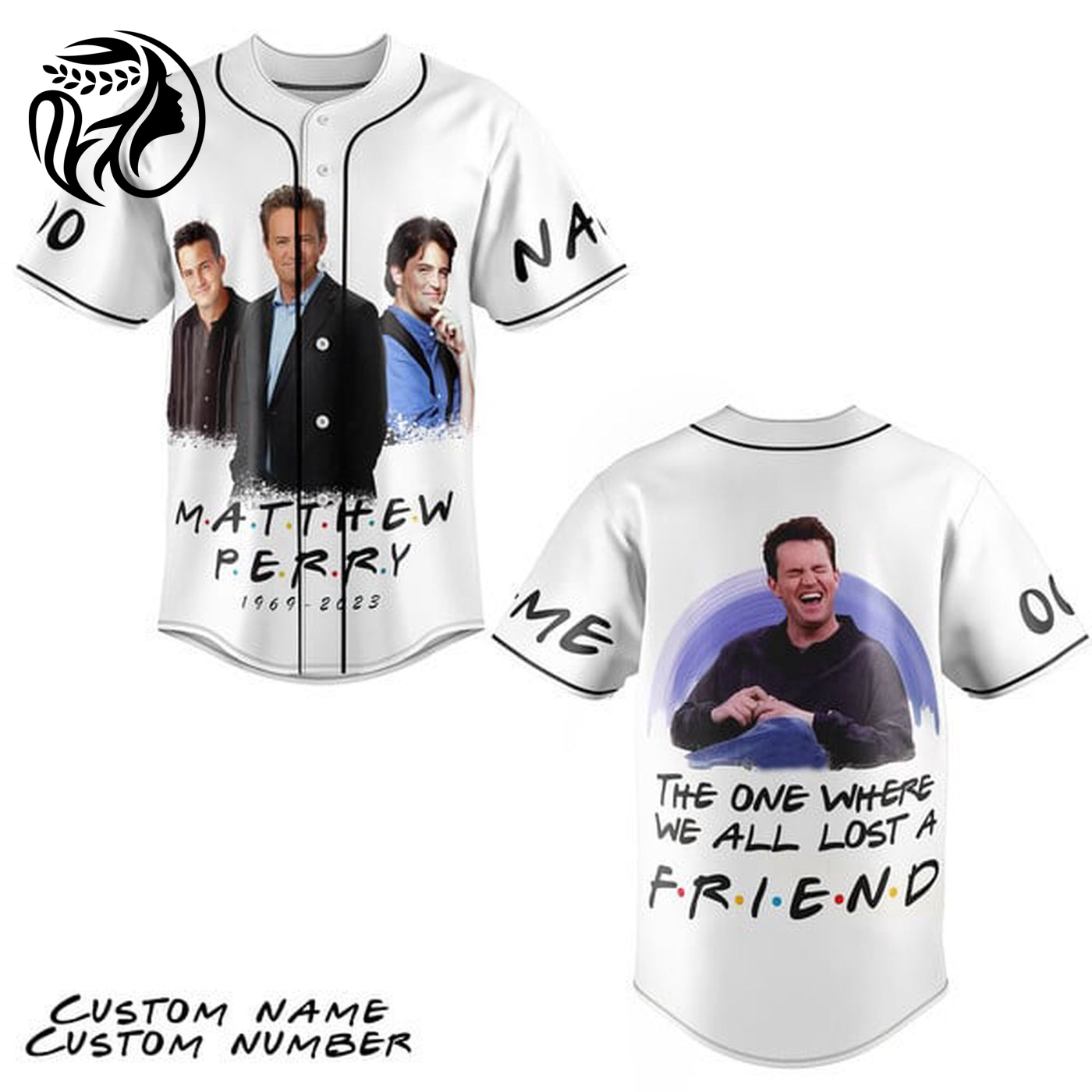 Matthew Perry Baseball Jersey For Men Women And Kids Gift