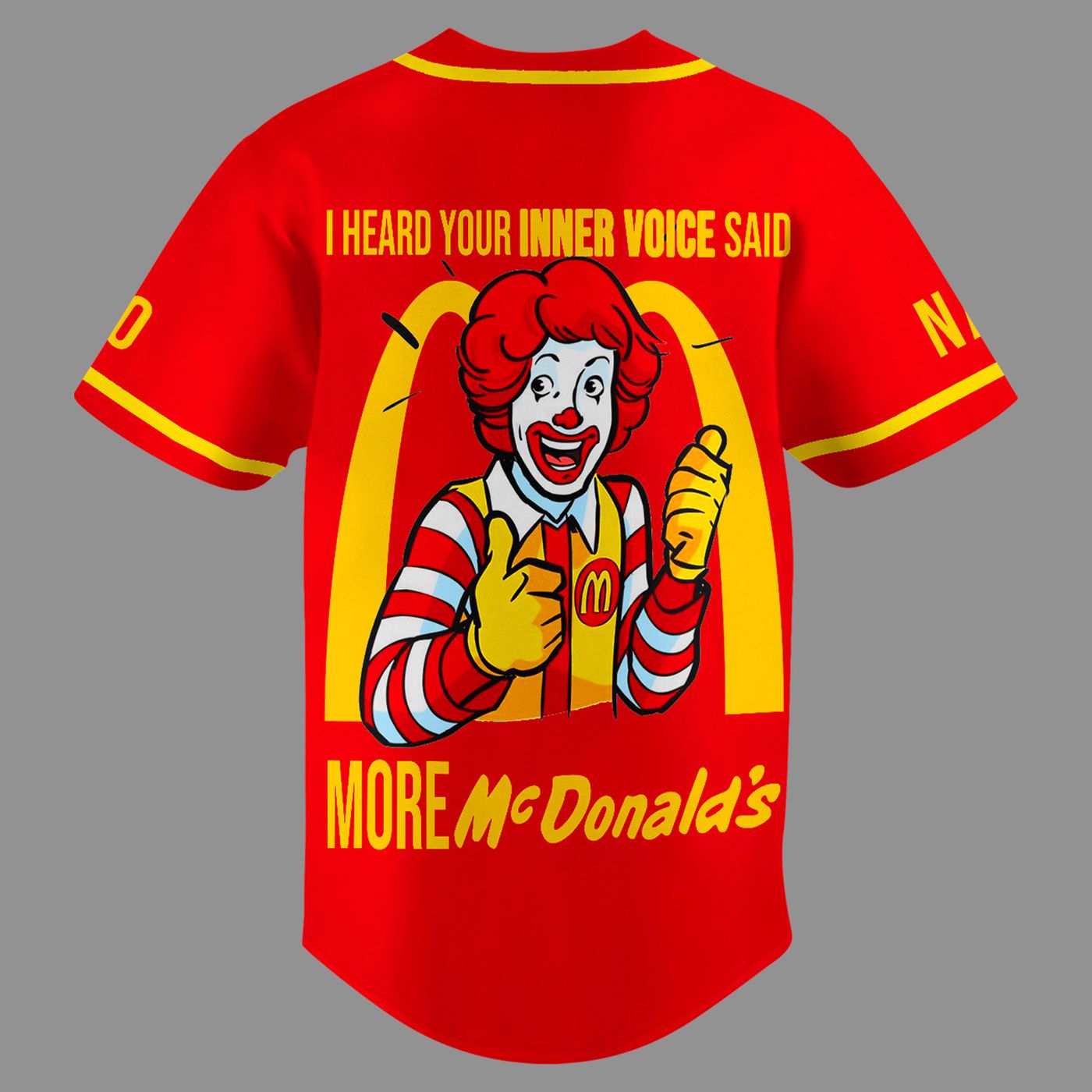 McDonald Baseball Jersey For Men Women And Kids Gift