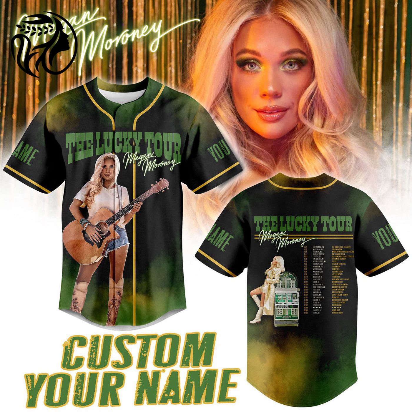 Megan Moroney Baseball Jersey For Men Women And Kids Gift