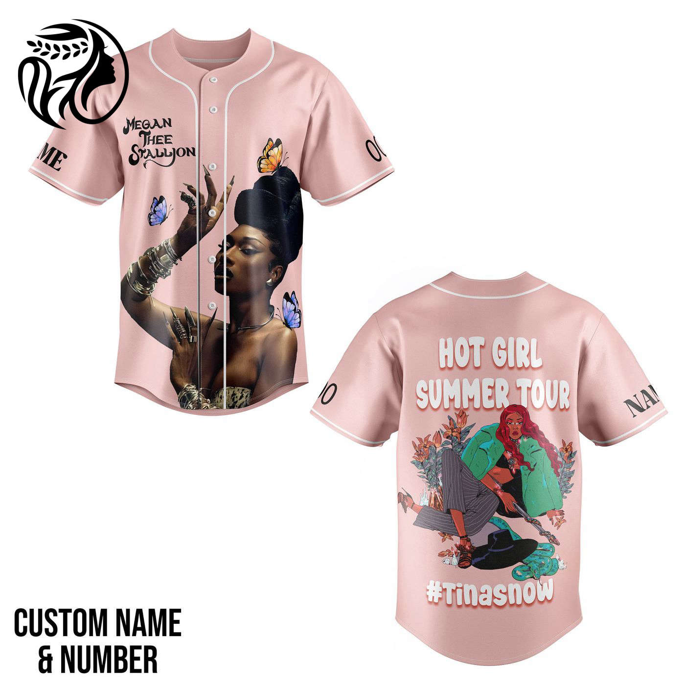 Megan Thee Stallion Baseball Jersey For Men Women And Kids Gift