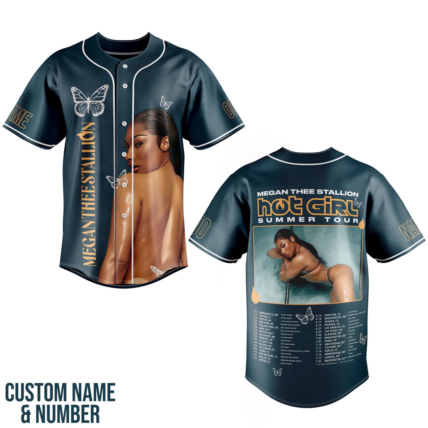 Megan Thee Stallion Baseball Jersey For Men Women And Kids Gift