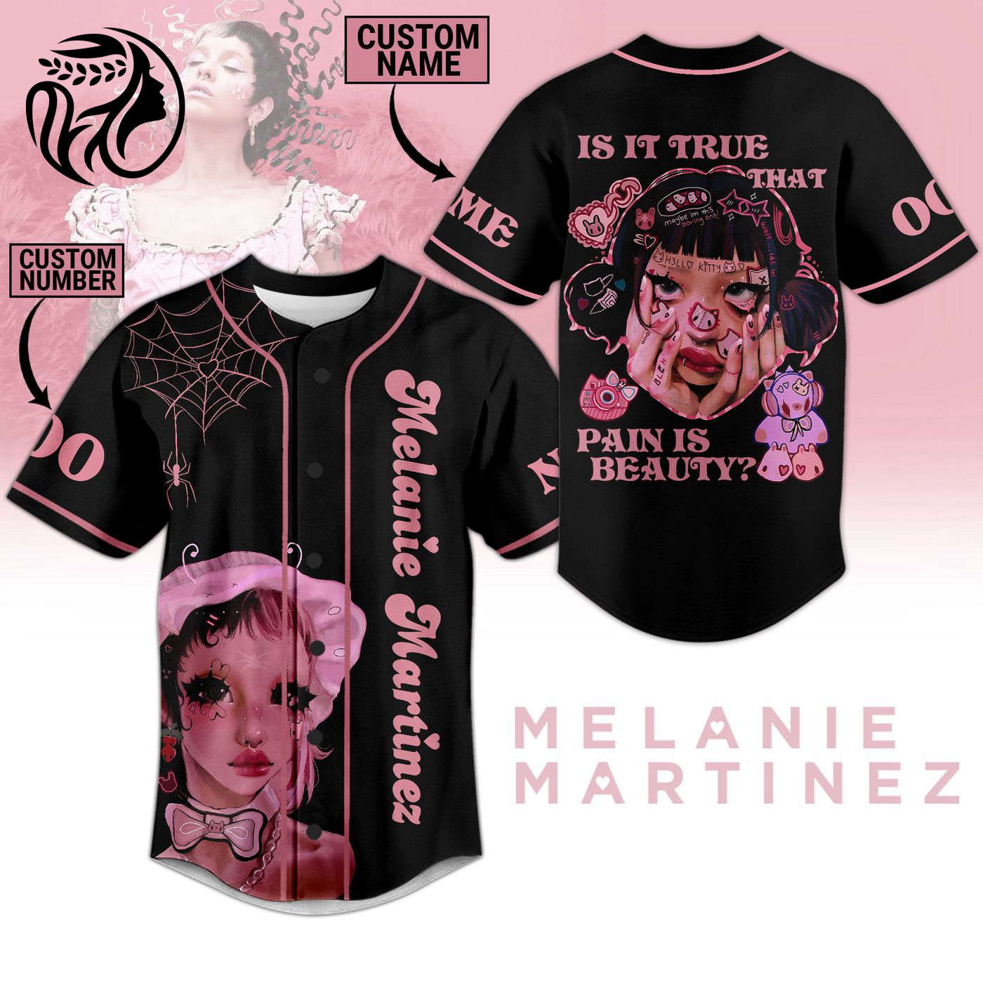 Melanie Martinez Baseball Jersey For Men Women And Kids Gift