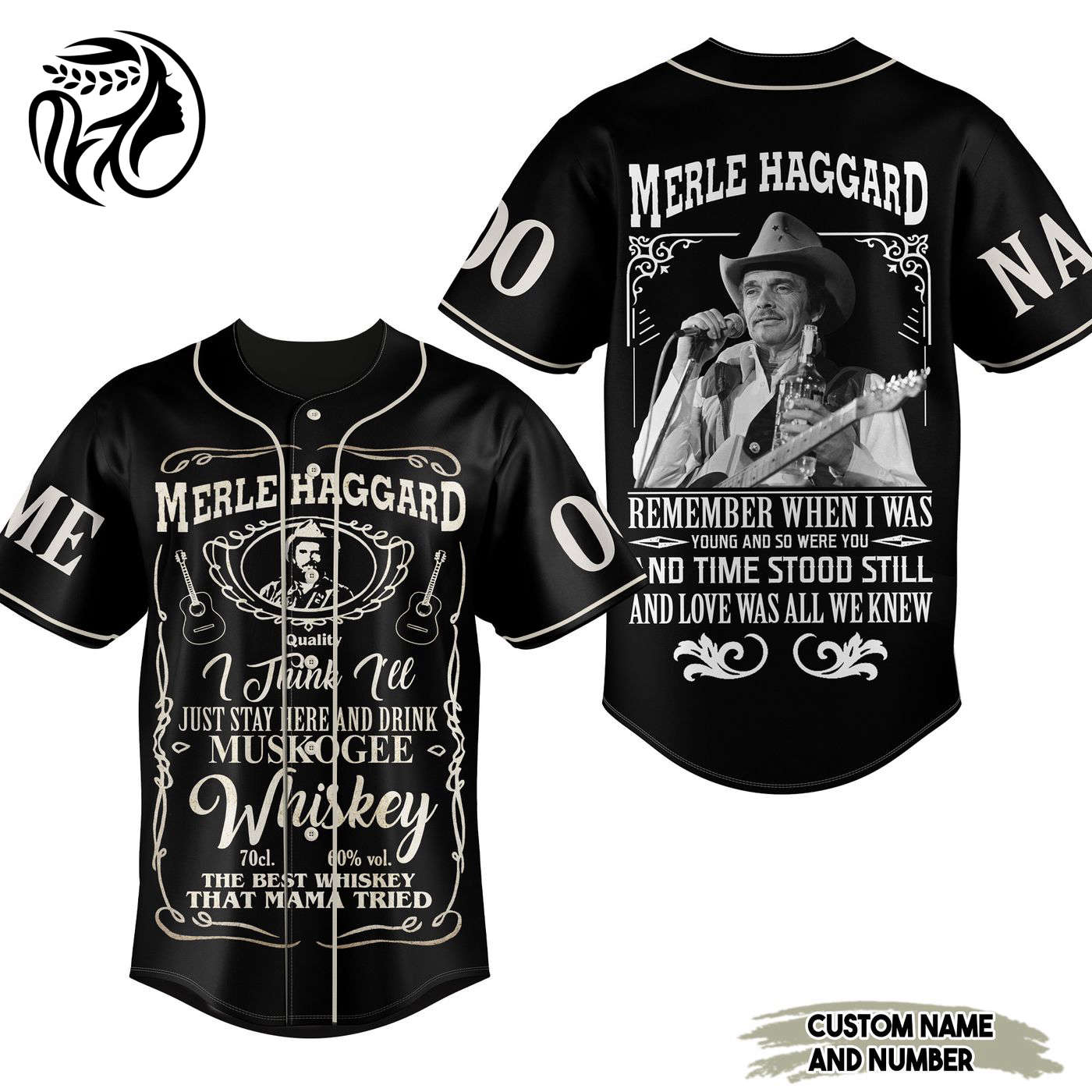 Merle Haggard Sing Baseball Jersey For Men Women And Kids Gift