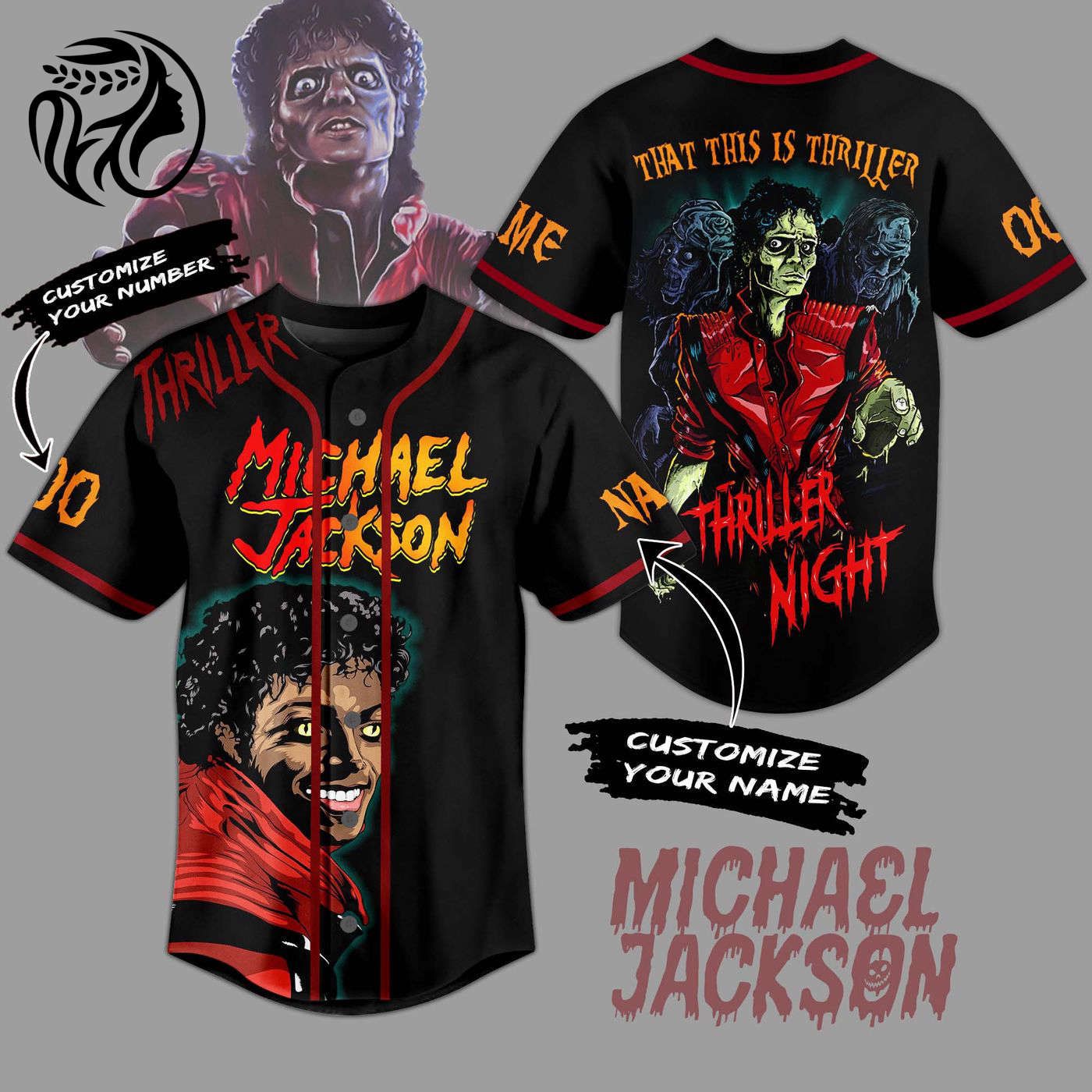 Michael Jackson Baseball Jersey For Men Women And Kids Gift