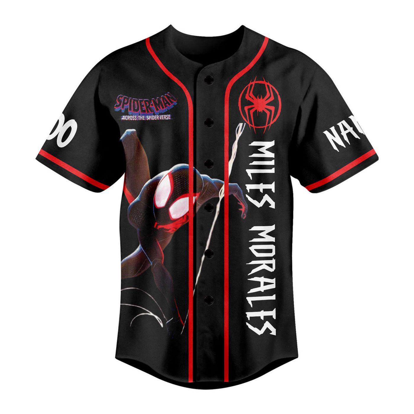 Miles Morales Baseball Jersey For Men Women And Kids Gift