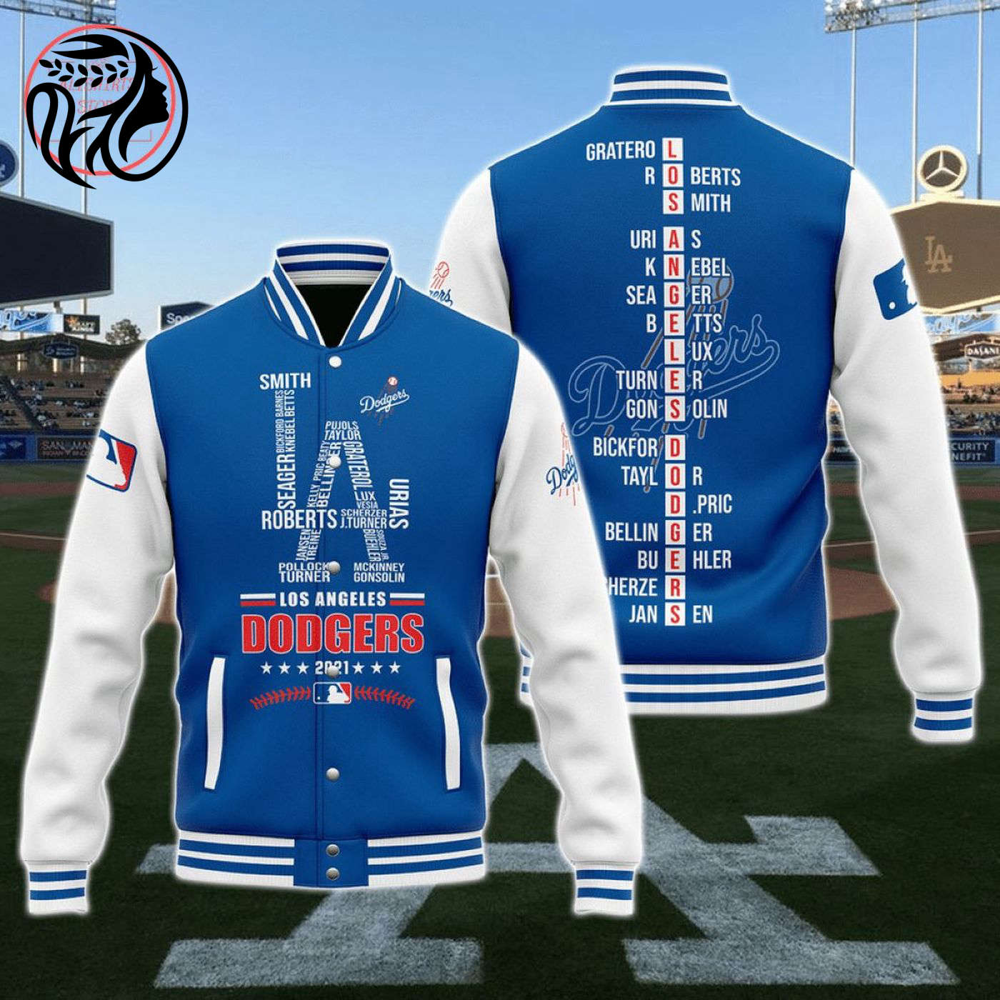 MLB Los Angeles Dodgers Baseball Jacket V5: Stylish & Authentic Gear for Fans