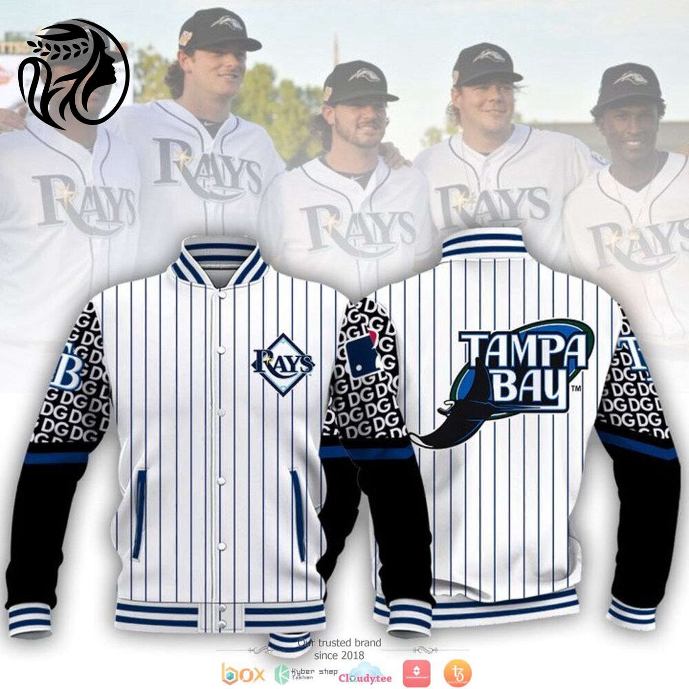 MLB Tampa Bay Rays Baseball Jacket V4: Stylish & Durable Outerwear for True Fans