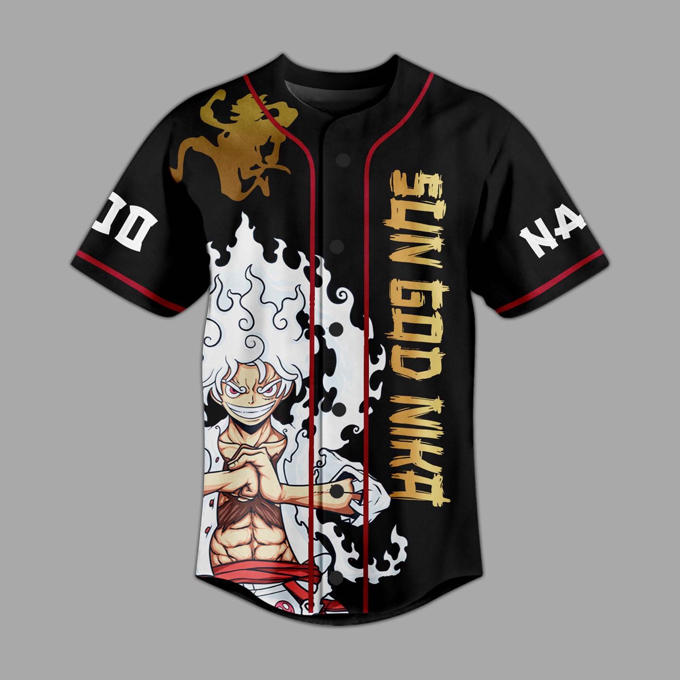 Monkey D Luffy Sun God Nika Baseball Jersey For Men Women And Kids Gift