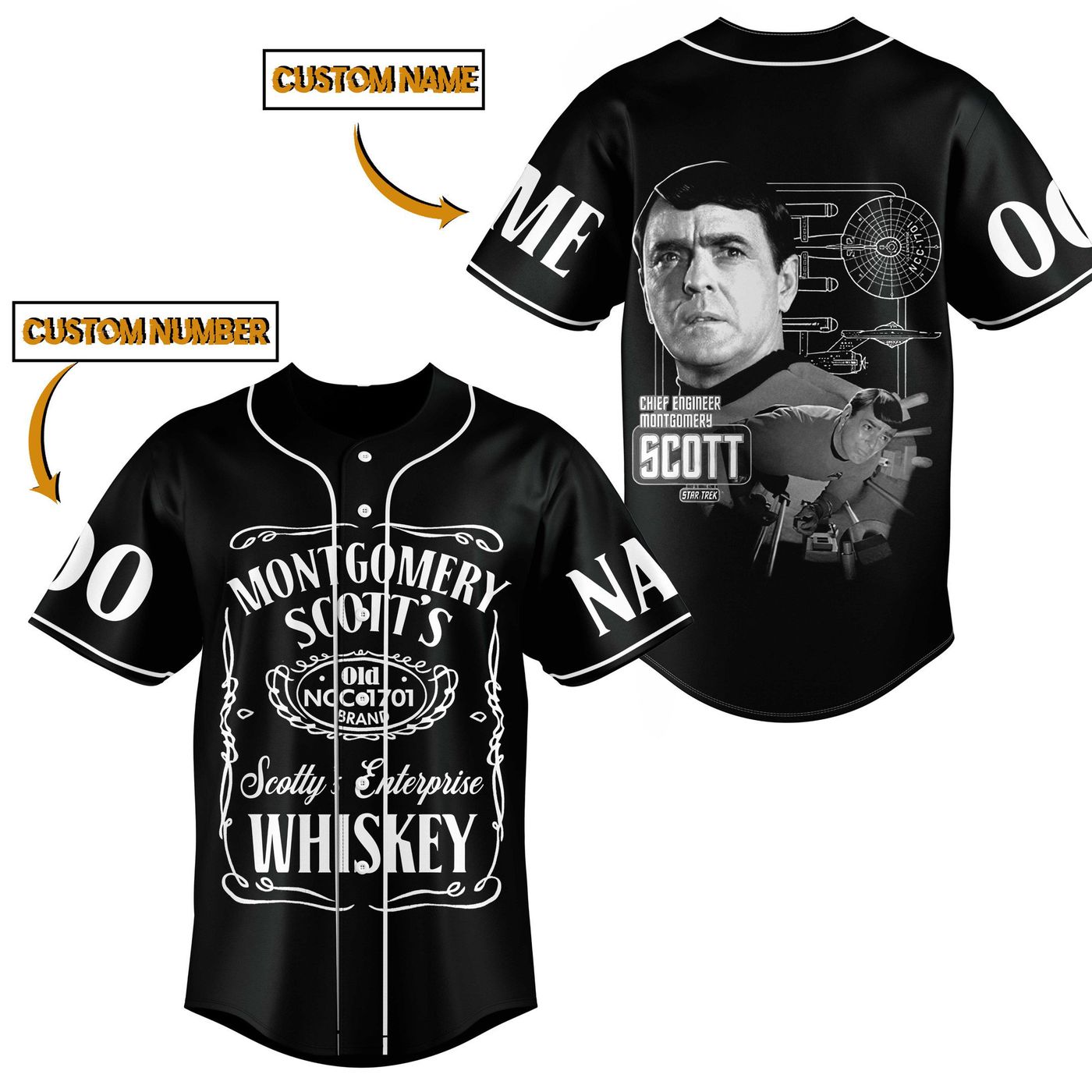Montgomery Scott Baseball Jersey For Men Women And Kids Gift Montgomery Scott Baseball Jersey For Men Women And Kids Gift