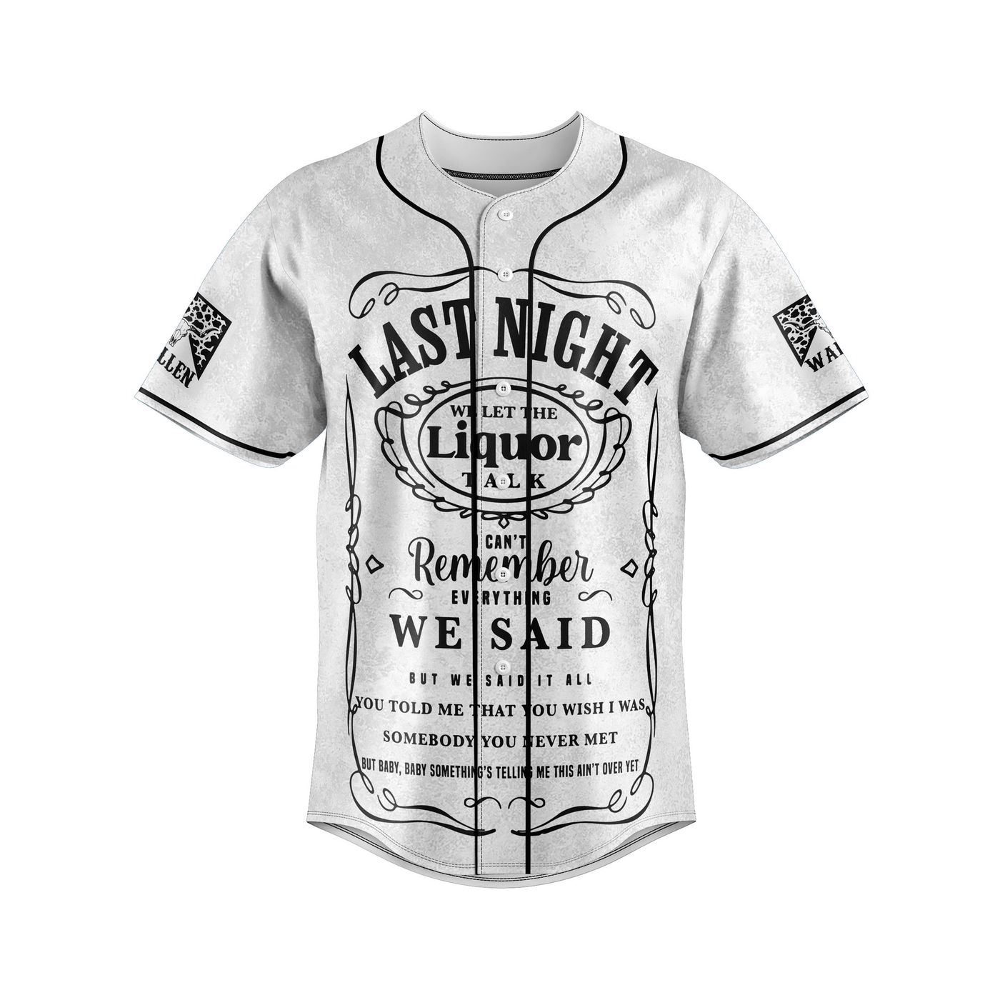 Morgan Wallen Baseball Jersey For Men Women And Kids Gift