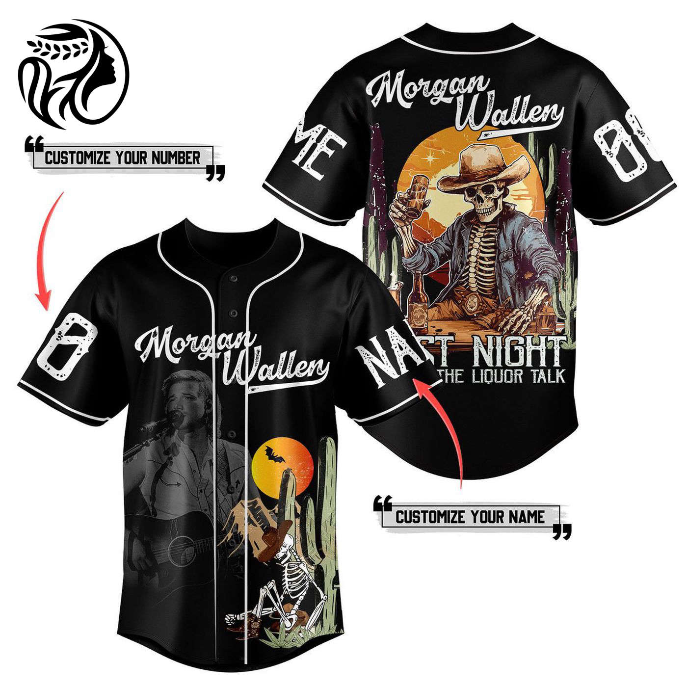 Morgan Wallen Baseball Jersey For Men Women And Kids Gift