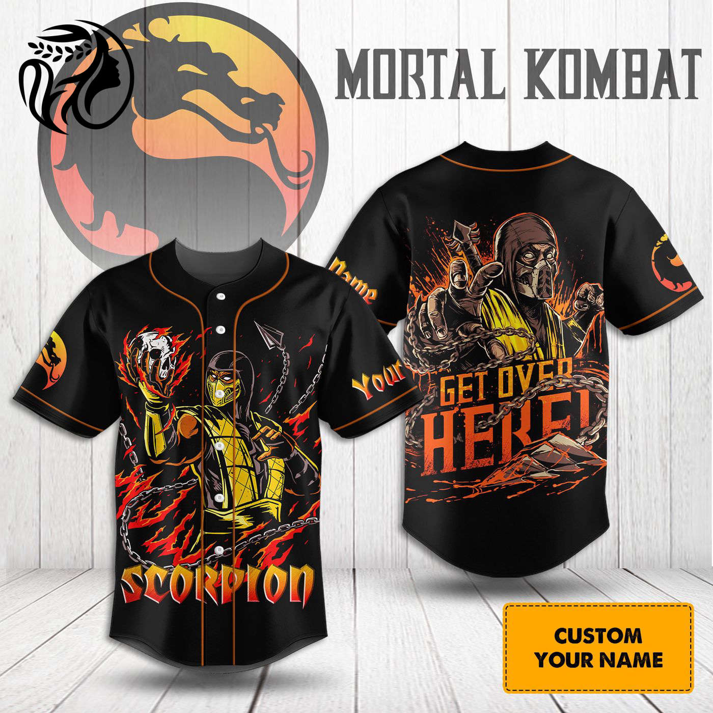 Mortal Kombat Baseball Jersey For Men Women And Kids Gift