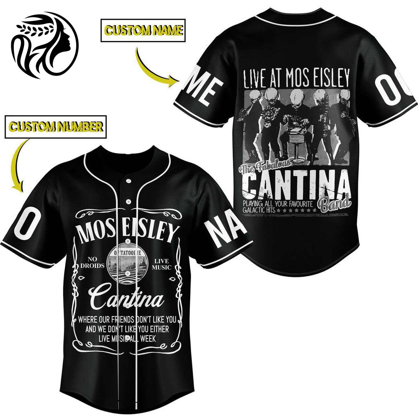 Mos Eisley Baseball Jersey For Men Women And Kids Gift