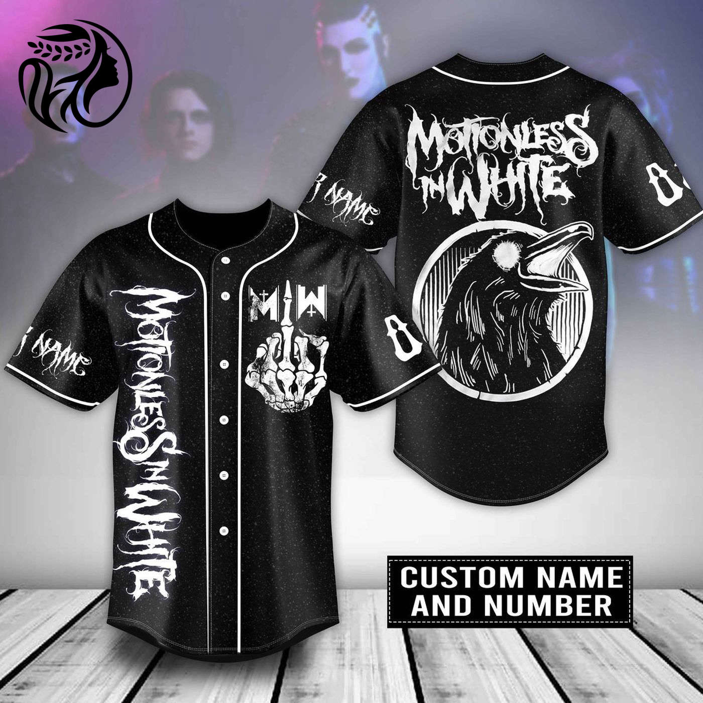 Motionless In White Baseball Jersey For Men Women And Kids Gift