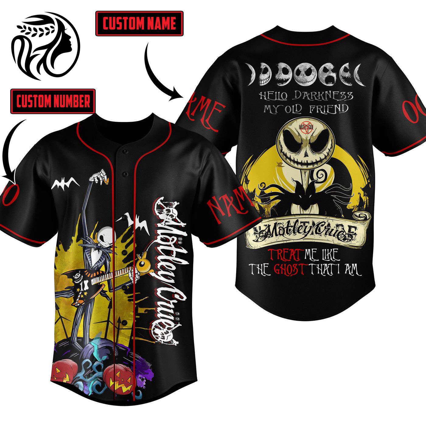 Motley Crue Baseball Jersey For Men Women And Kids Gift