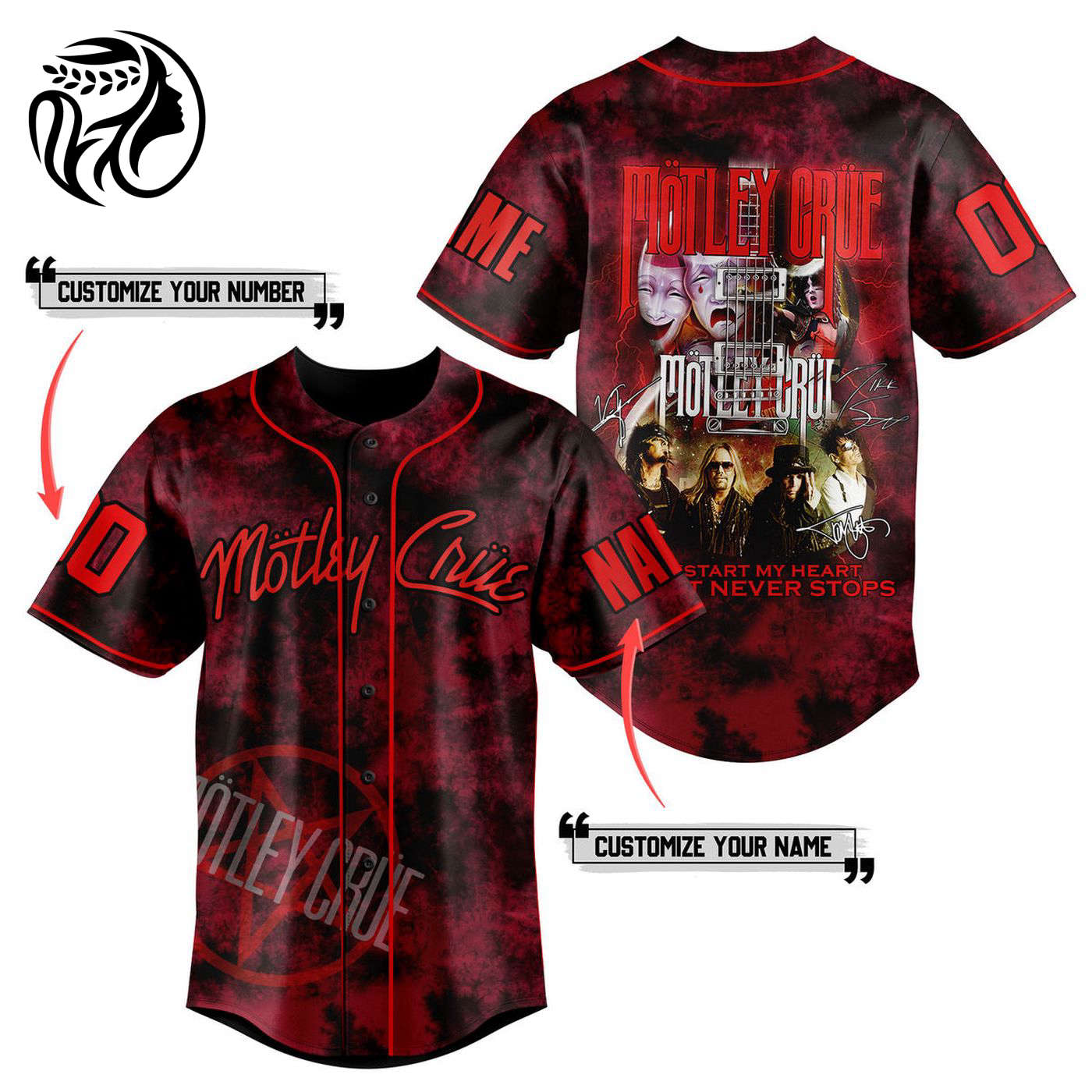 Motley Crue Baseball Jersey For Men Women And Kids Gift