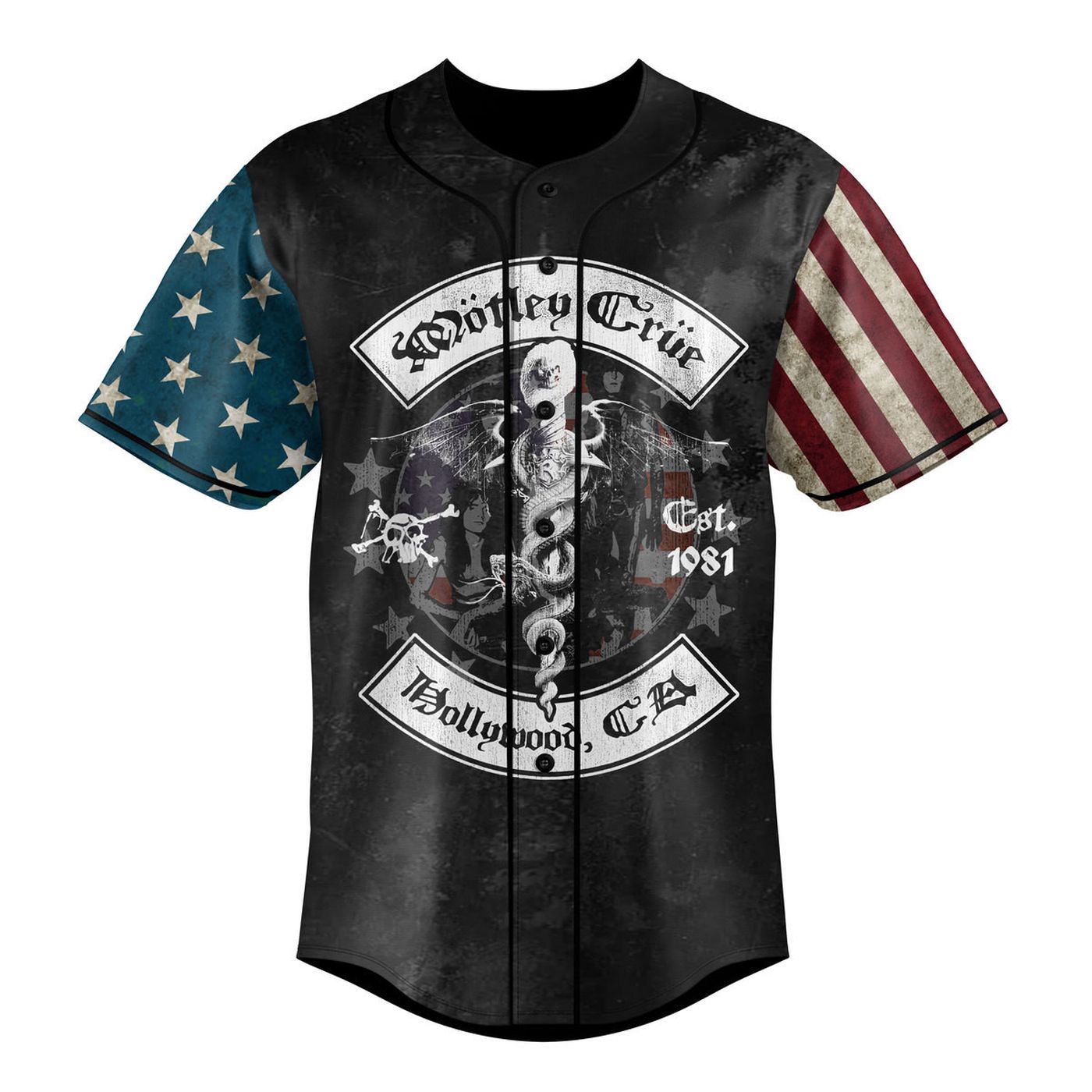 Motley Crue Baseball Jersey For Men Women And Kids Gift