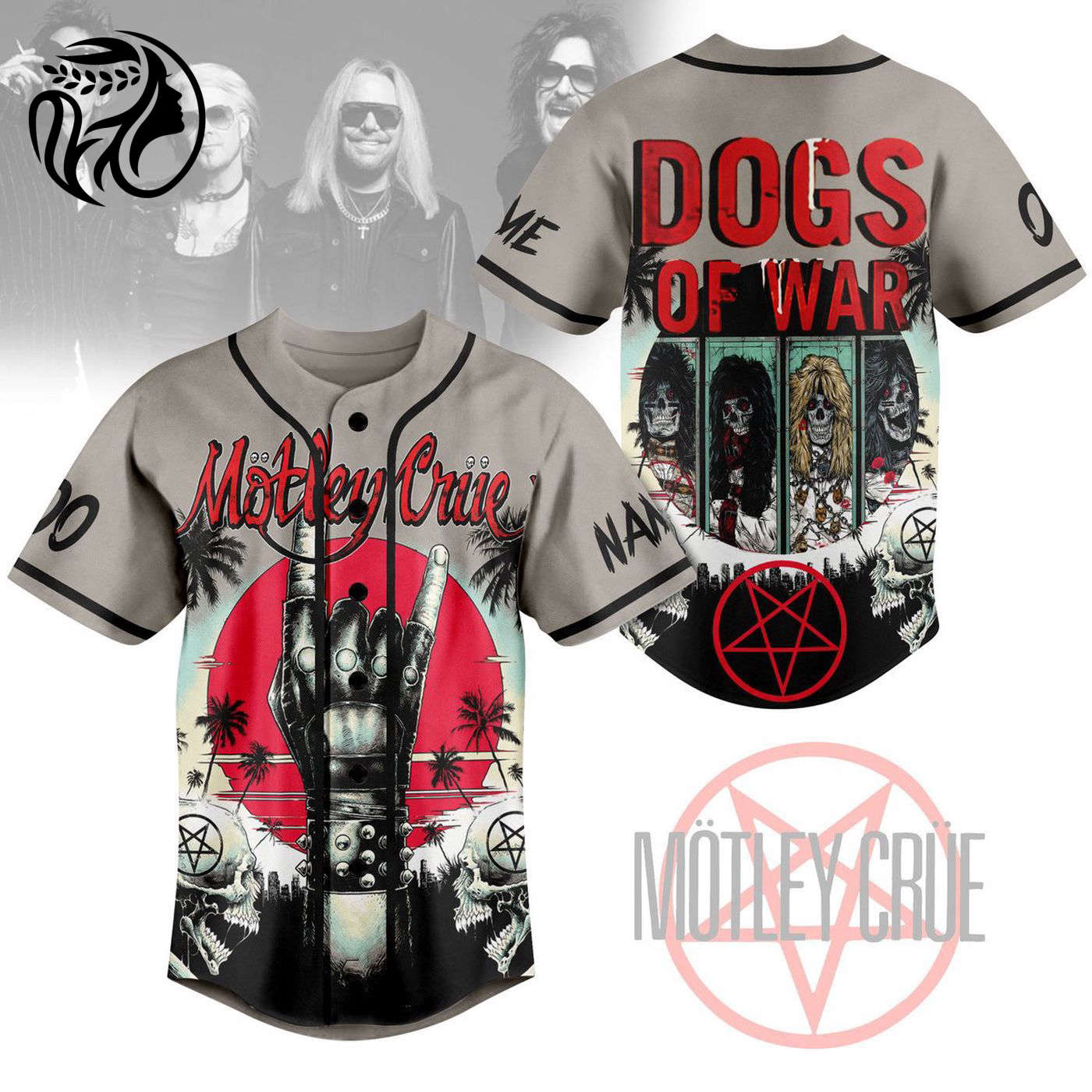 Motley Crue Baseball Jersey For Men Women And Kids Gift