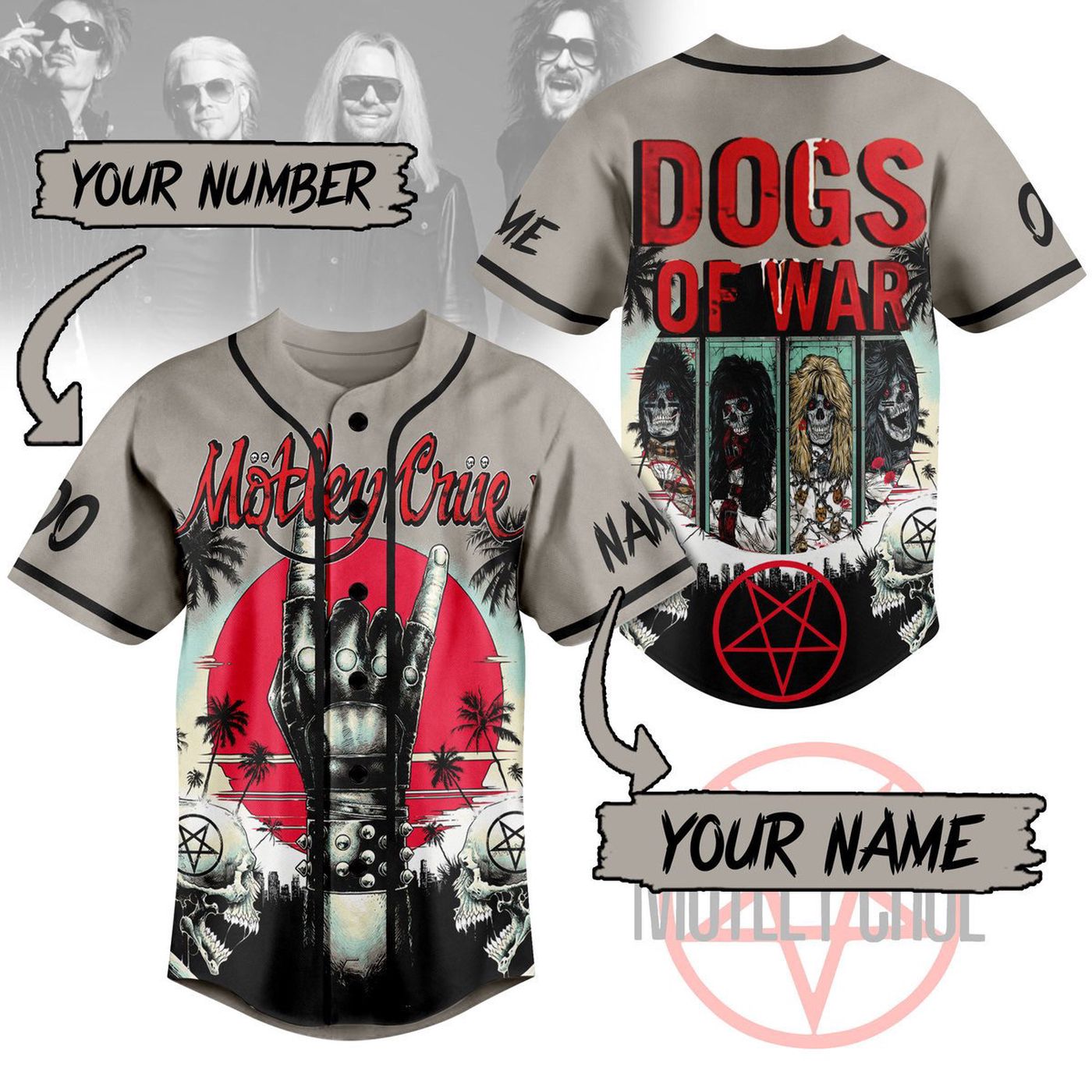 Motley Crue Baseball Jersey For Men Women And Kids Gift Motley Crue Baseball Jersey For Men Women And Kids Gift