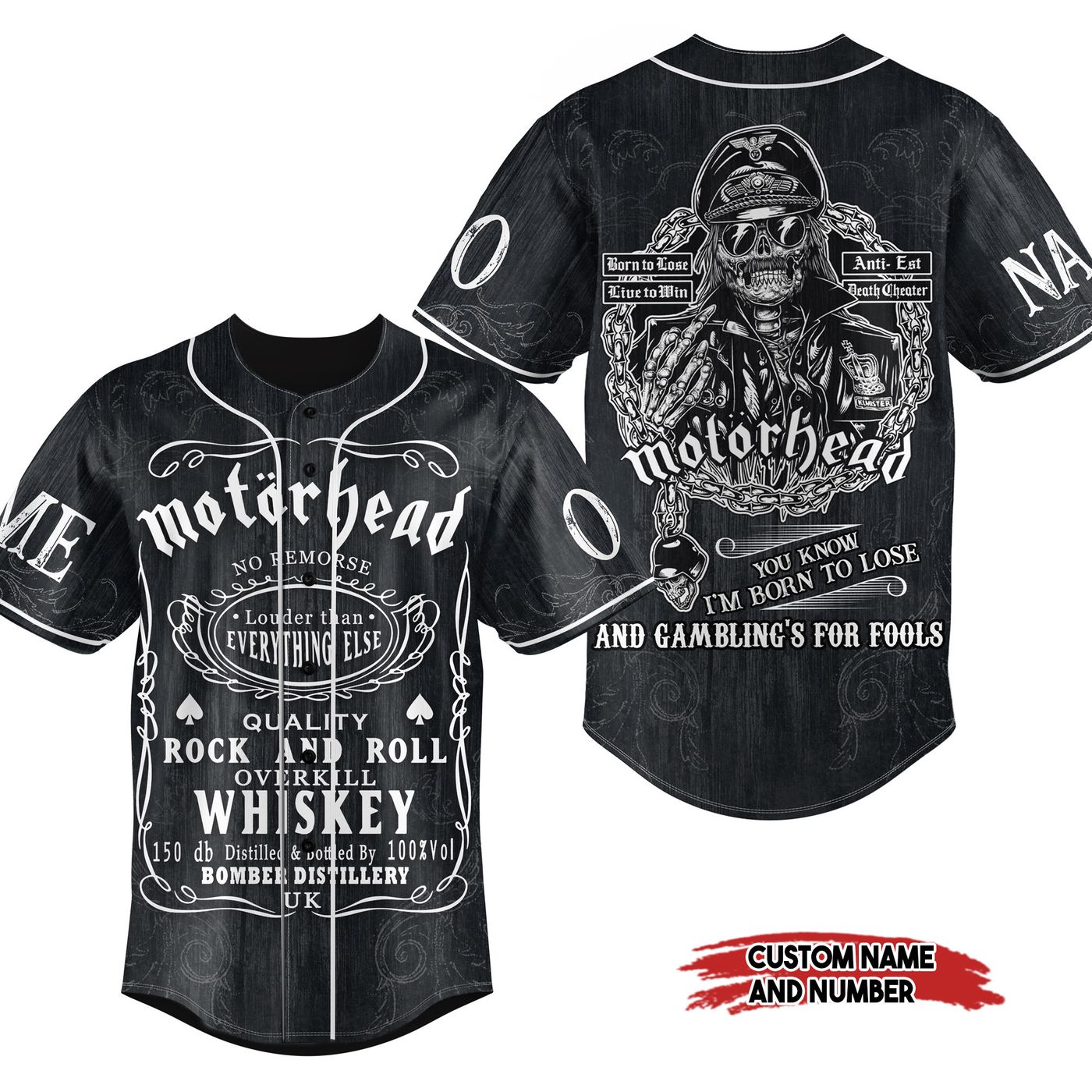 Motorhead Baseball Jersey For Men Women And Kids Gift