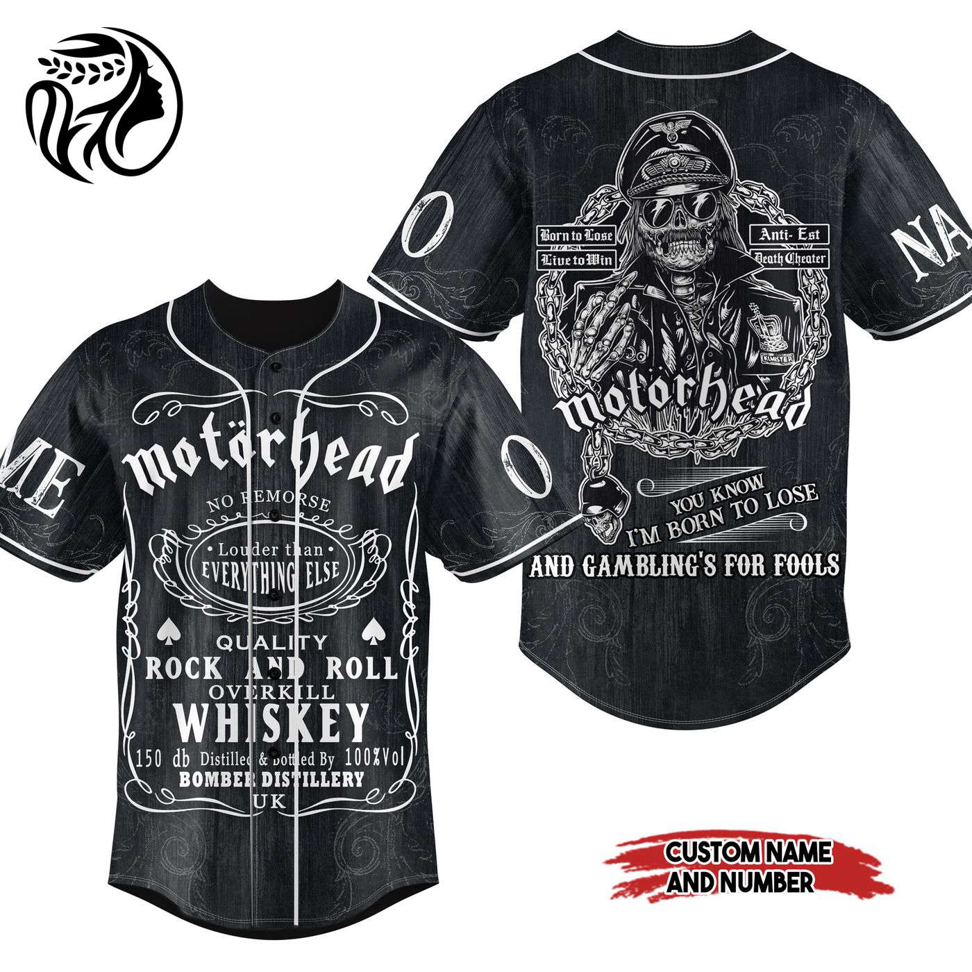 Motorhead Baseball Jersey For Men Women And Kids Gift