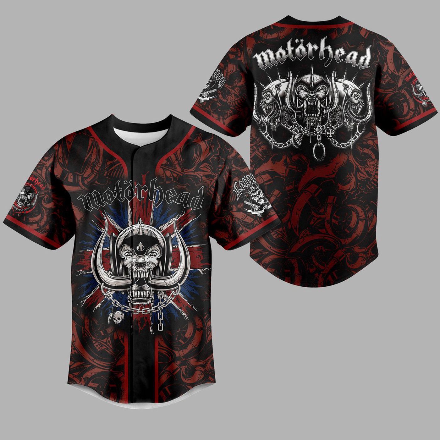 Motorhead Baseball Jersey For Men Women And Kids Gift