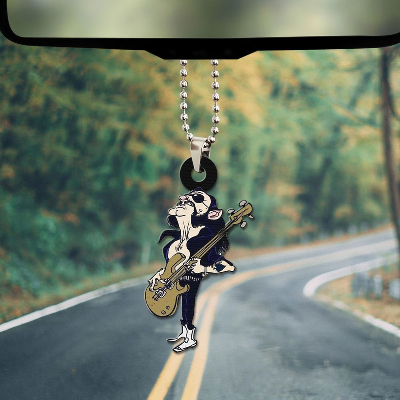Motörhead Band x Lemmy Kilmister Custom Shape 1-sided Acrylic Car Ornament – HUNGVV 7037