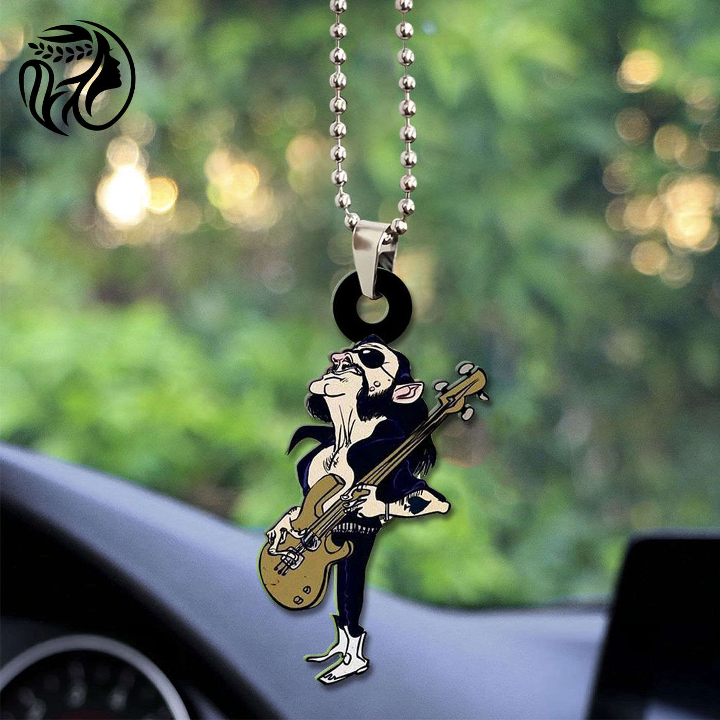 Motörhead Band x Lemmy Kilmister Custom Shape 1-sided Acrylic Car Ornament – HUNGVV 7037